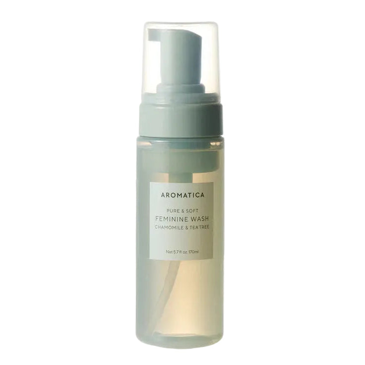 Aromatica Pure & Soft Feminine Wash Chamomile & Tea Tree 5.7 fl oz (170 mL)