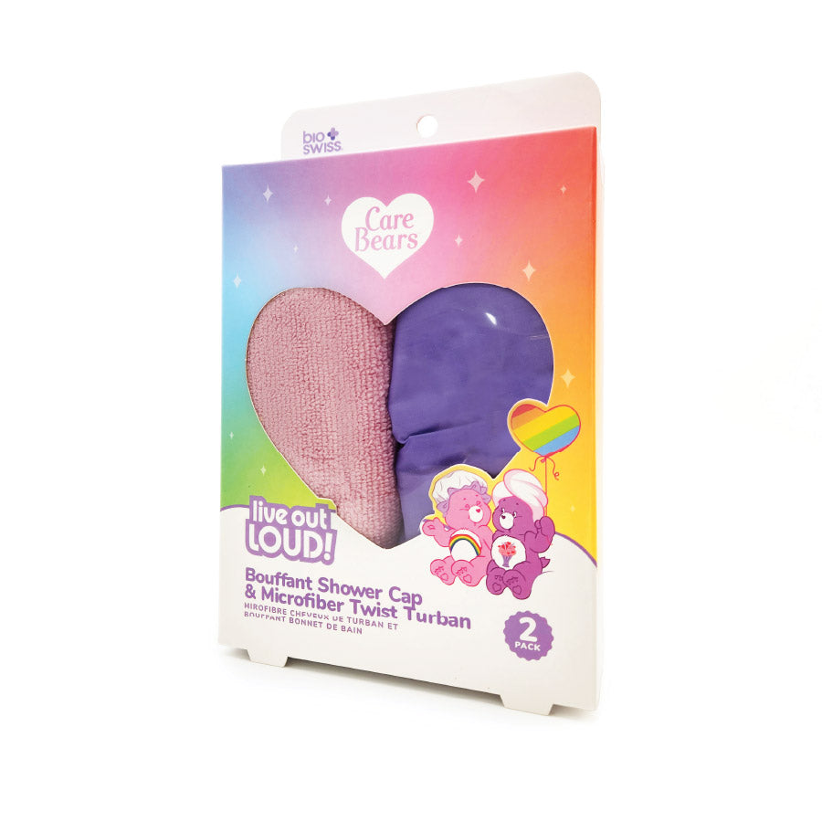 CareBears Shower Cap & Turban 2 Pack