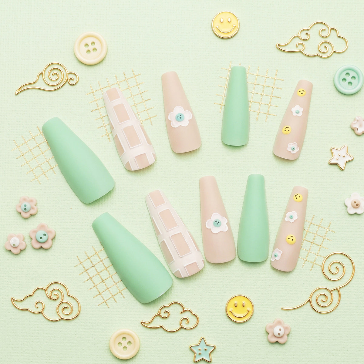 Blackpink - Nailtips Premium False Nails BNT211