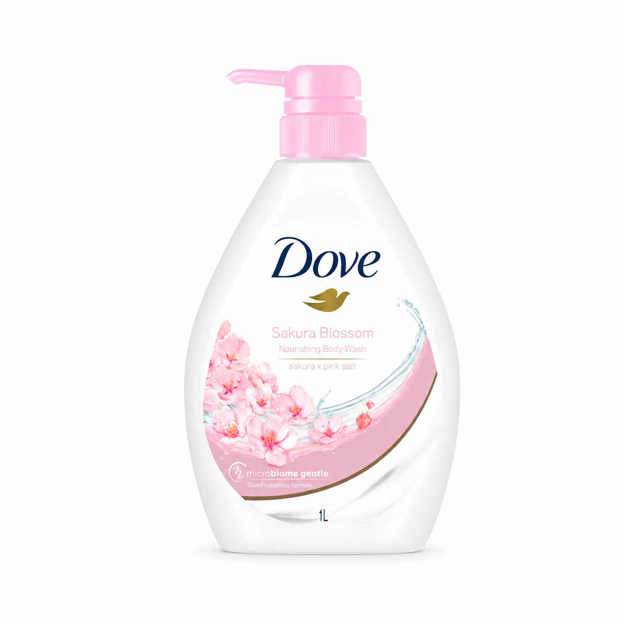 Dove Sakura Blossom Nourishing Body Wash 1L
