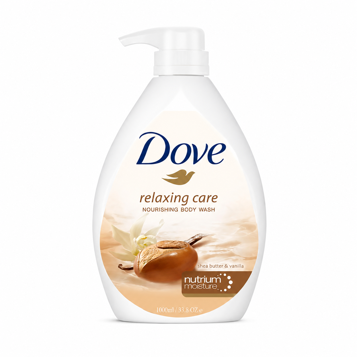Dove Relaxing Care Shea Butter & Vanilla Nourishing Body Wash 1L
