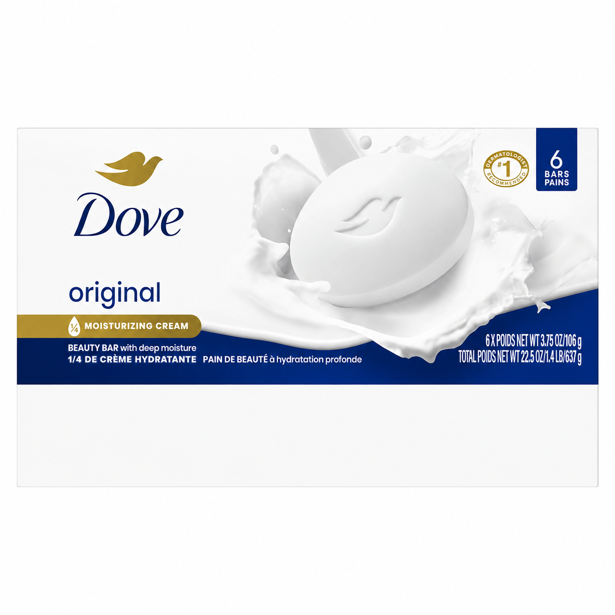 Dove Original Beauty Bar 6-Pack