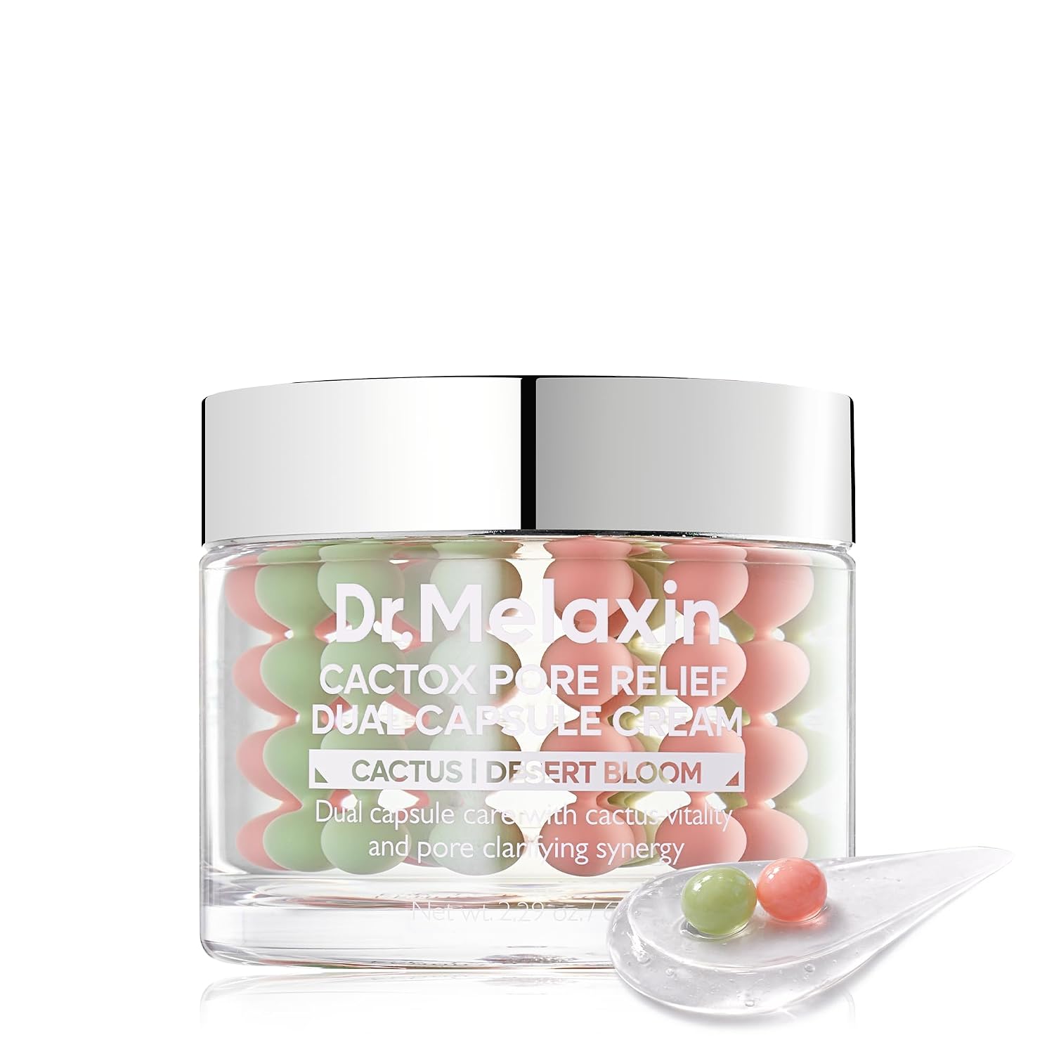 Dr. Melaxin Cactox Pore Relief Dual Capsule Cream 2.29 oz (65 g)