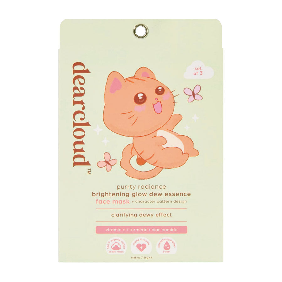 dearcloud Purrty Radiance Dew Essence Face Mask