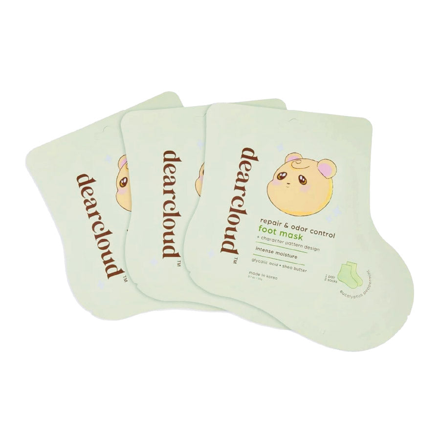 dearcloud Repair & Odor Control Foot Mask 3 Pack