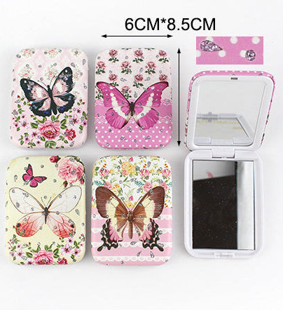 Handheld Mirrors Display Pack | Butterfly Rectangle