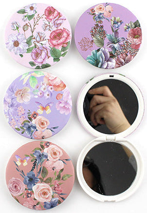 Handheld Mirrors Display Pack | Floral Circle