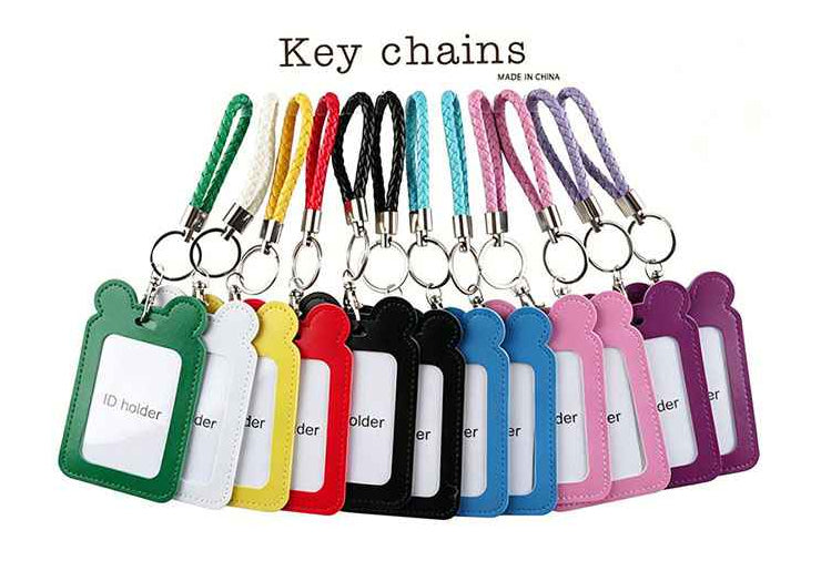 Faux Leather ID Holder