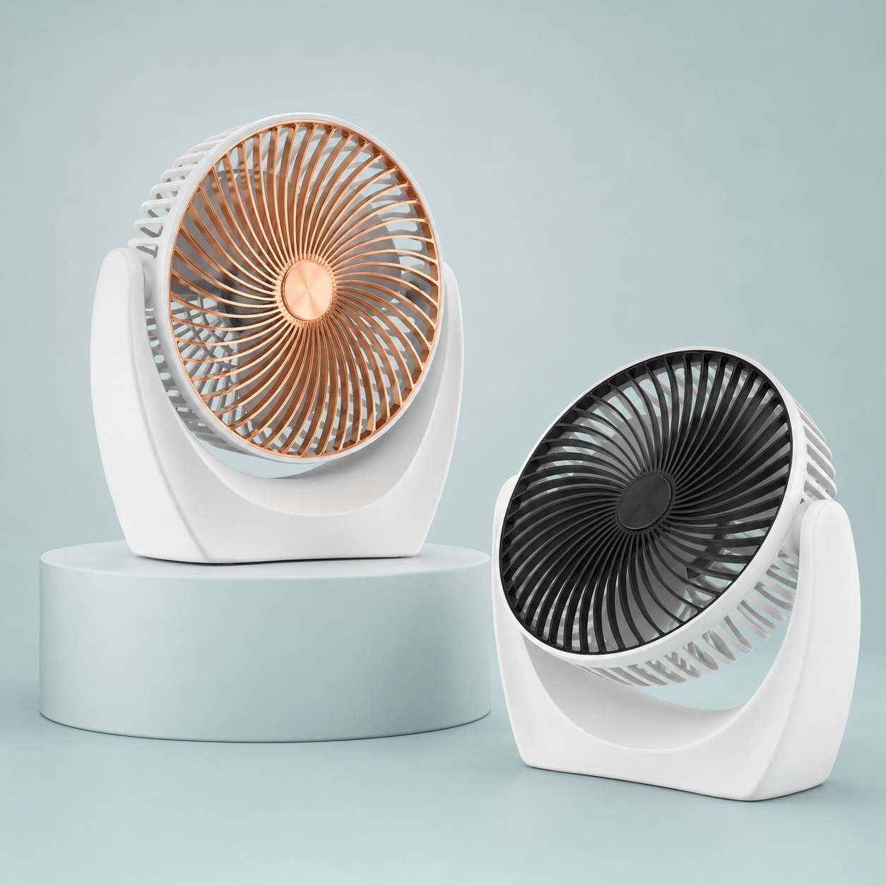 Portable Rechargeable Desk Fan with Stand