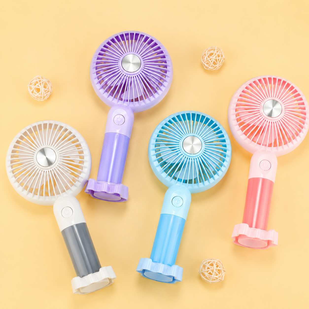 Portable Handheld Fan with Foldable Stand