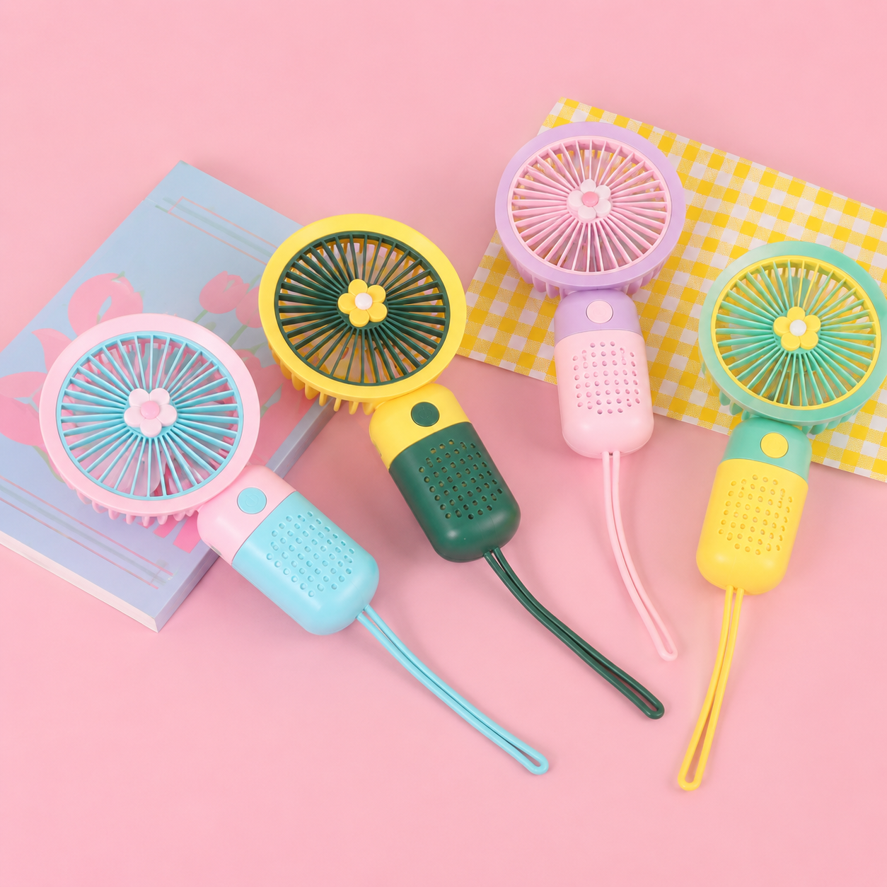 Portable Mini Handheld Fan with Strap