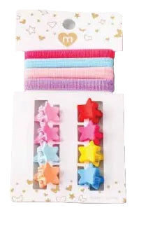 Mini Star Clip Ties Set