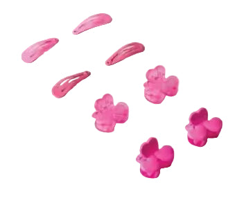 Mini Heart Claw Snap Set
