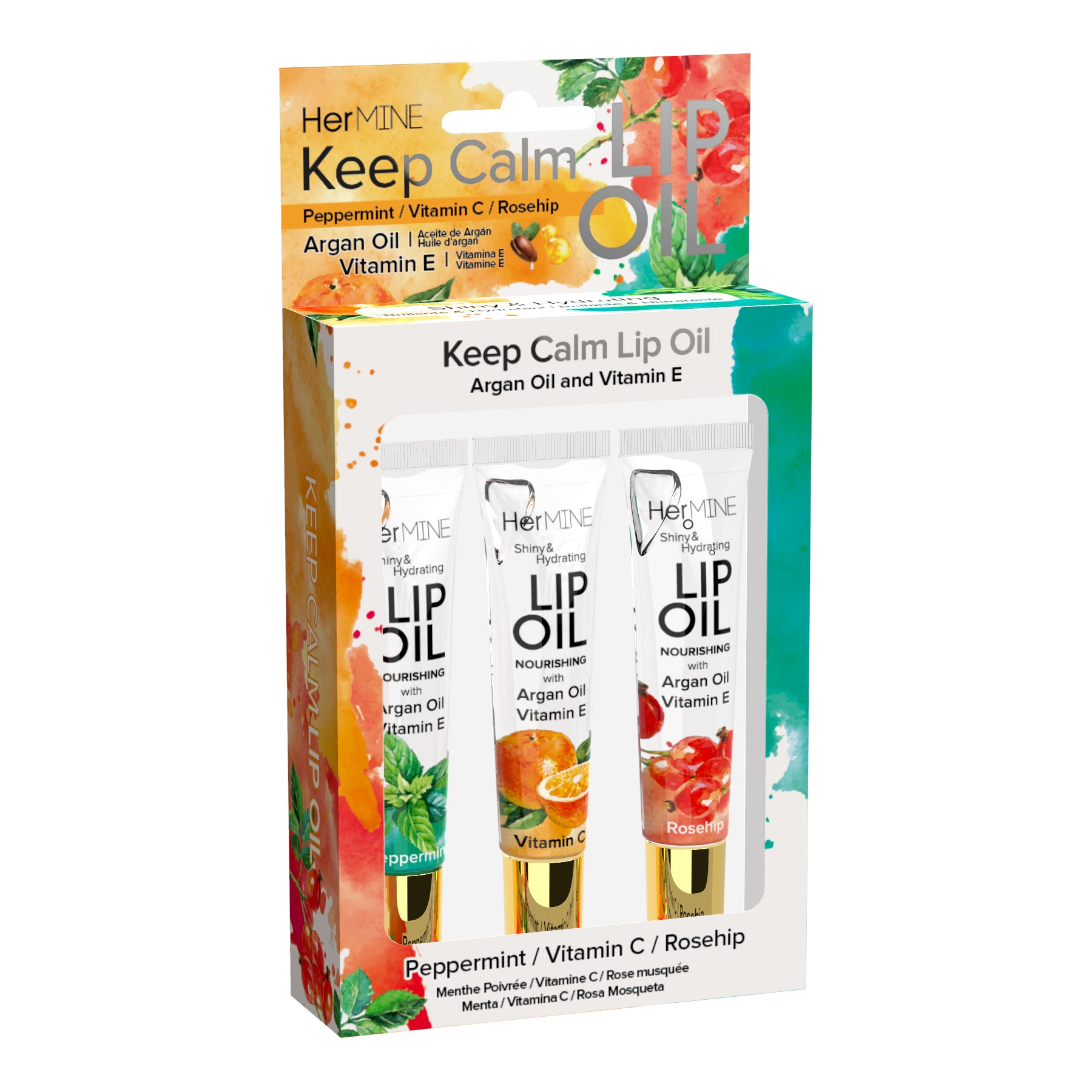 HerMine - 3 Pack Keep Calm Lip Oil