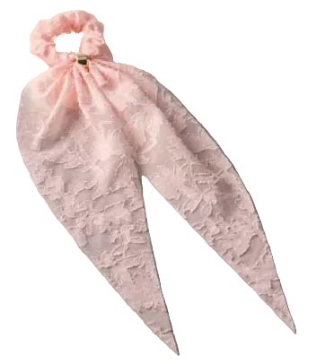 Lace Mix Ring Tailed Scrunchie