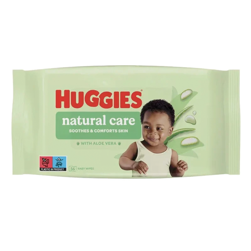 Huggies Baby Wipe Natural Care 56 C/10- (10PC/CS)