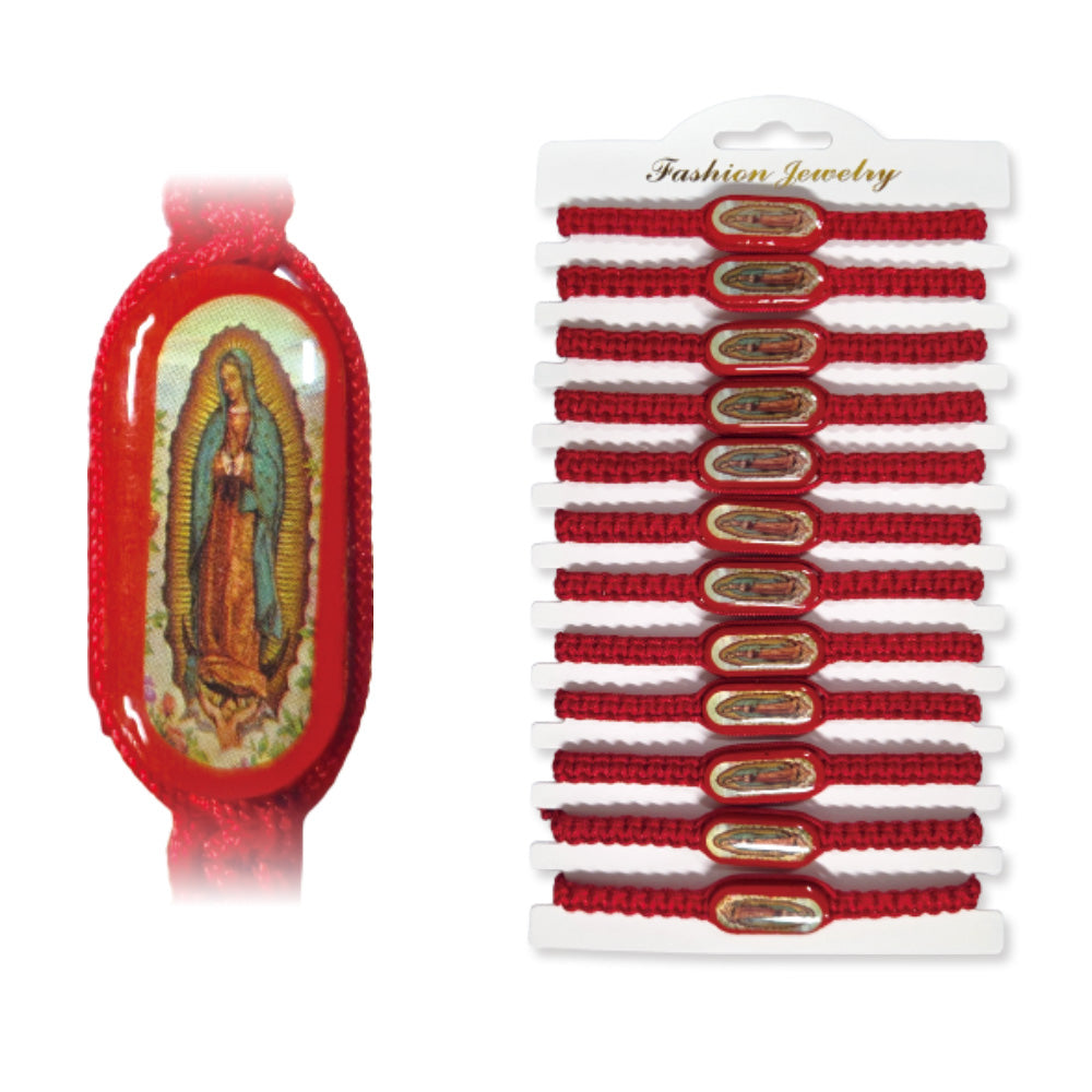 Adjustable Bracelet - Holy Mary (12 PCS)