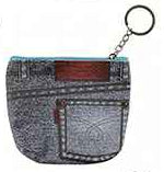 Denim Themed Coin Purse