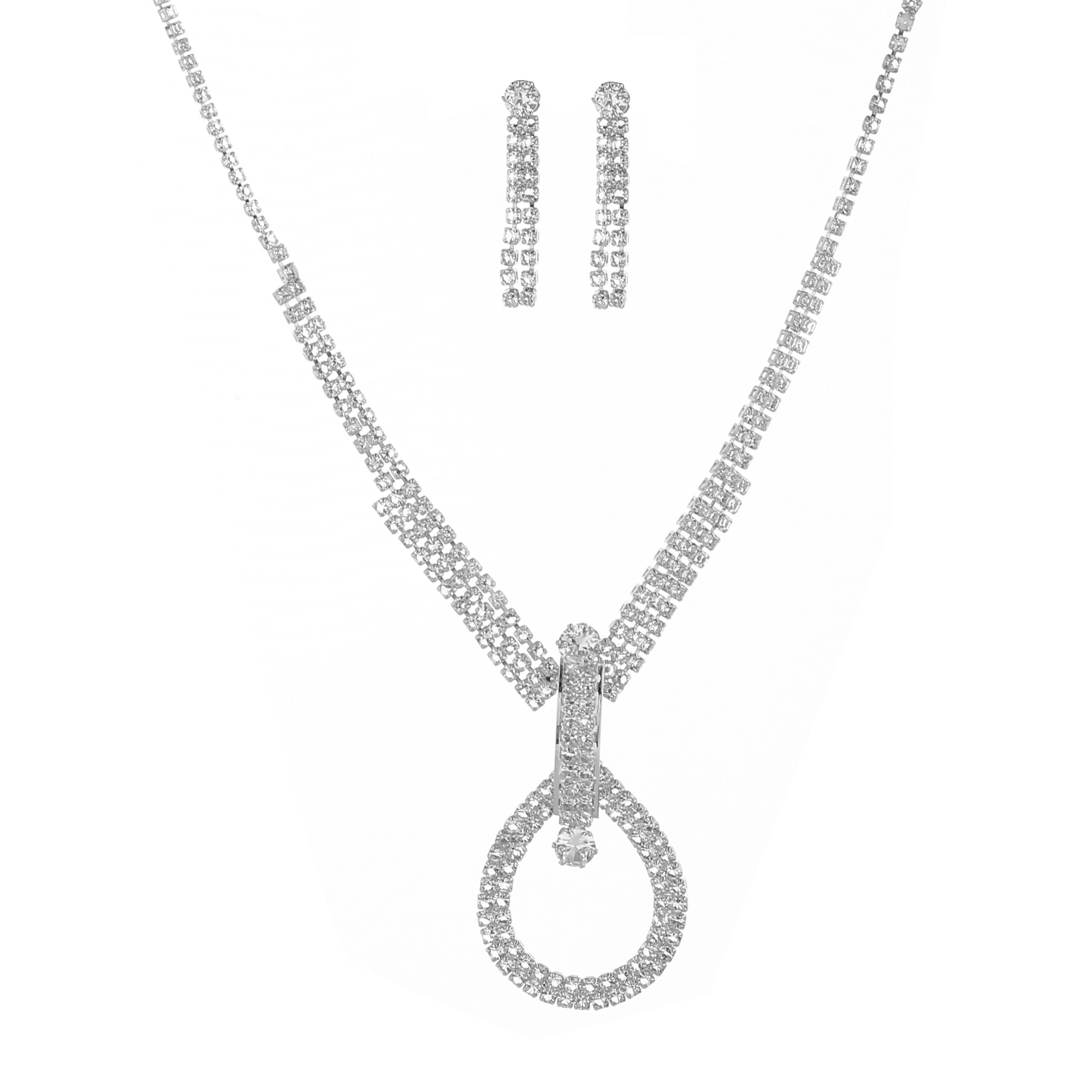 SM Jewelry Premium Hypoallergenic Necklace & Earring Set J001