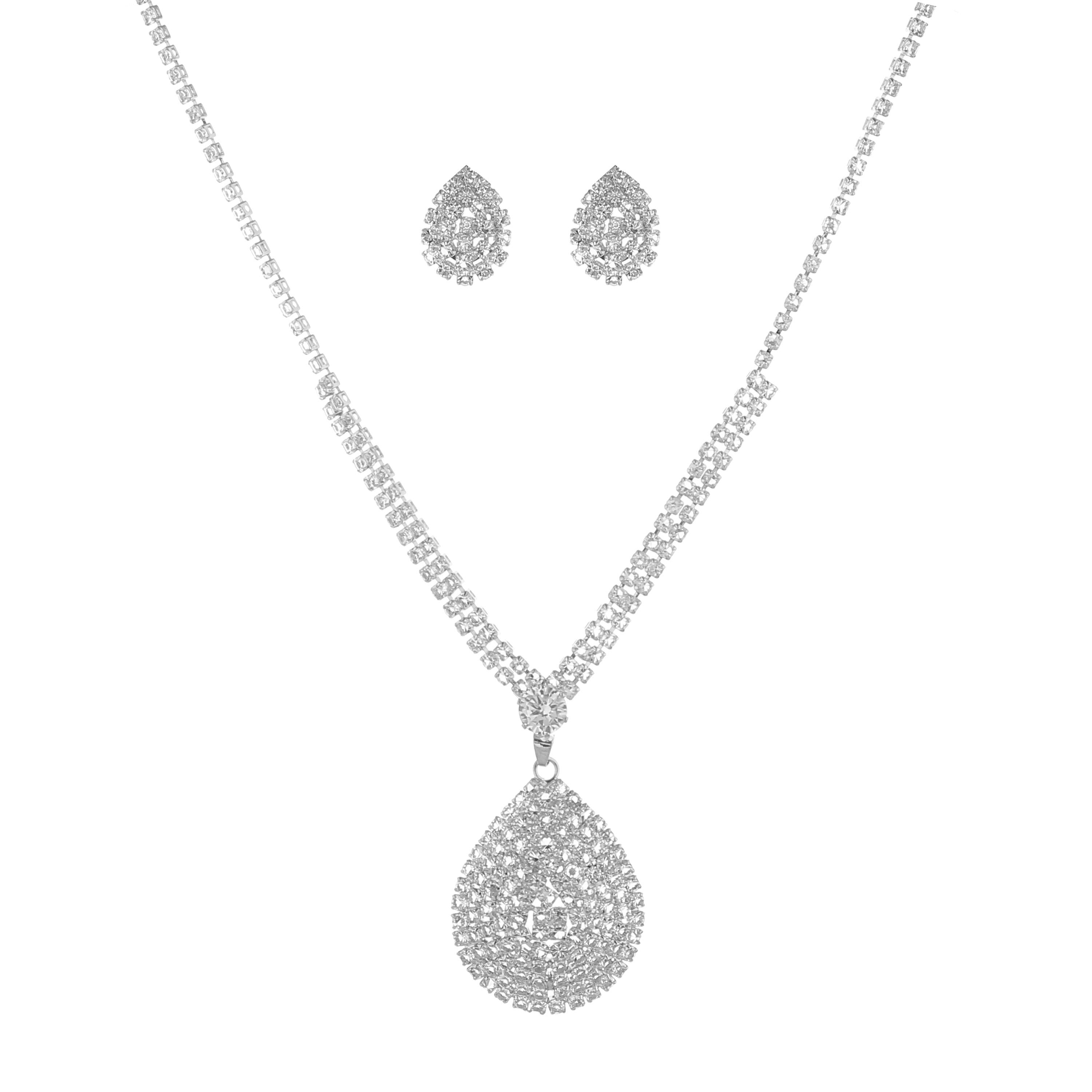 SM Jewelry Premium Hypoallergenic Necklace & Earring Set J002