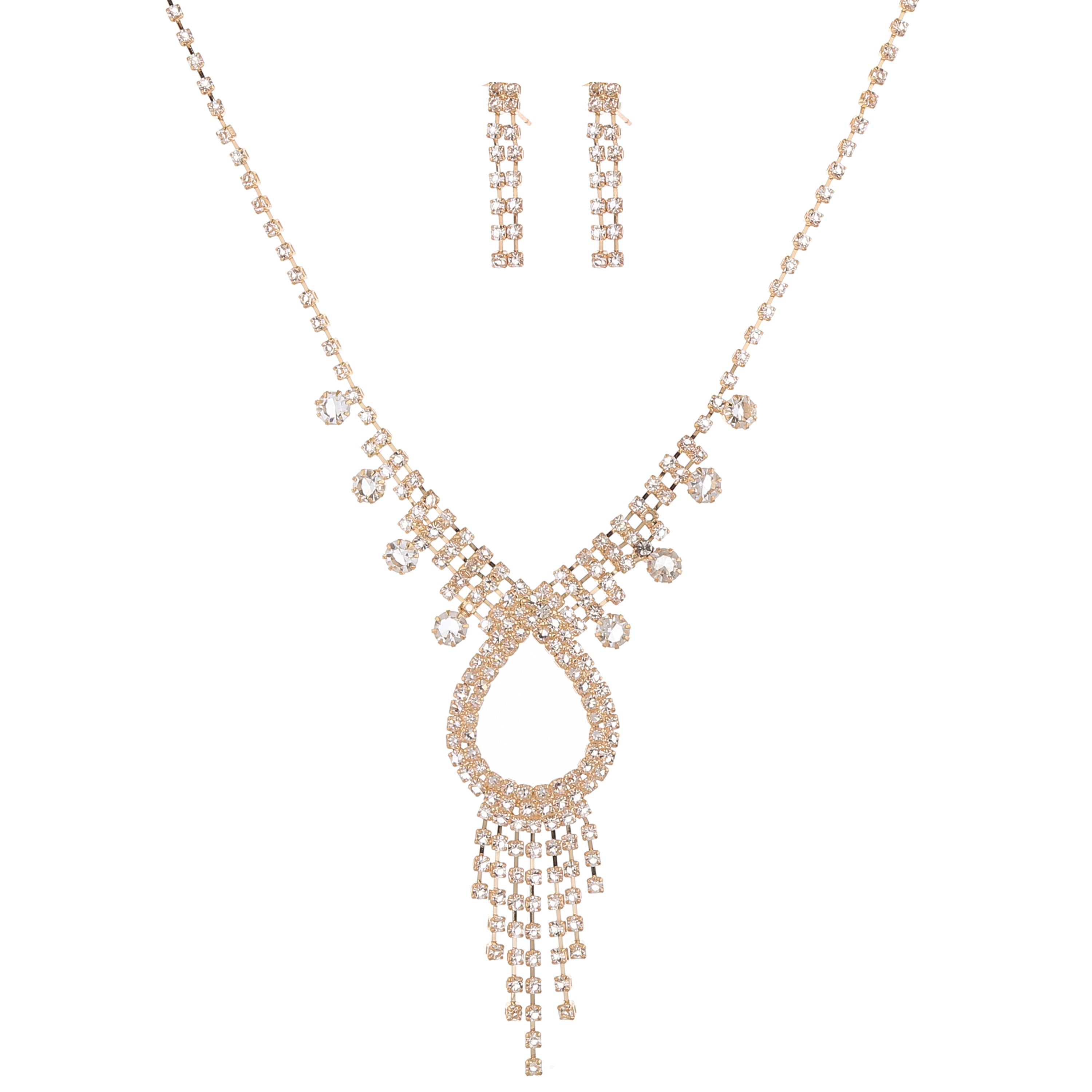 SM Jewelry Premium Hypoallergenic Necklace & Earring Set J003