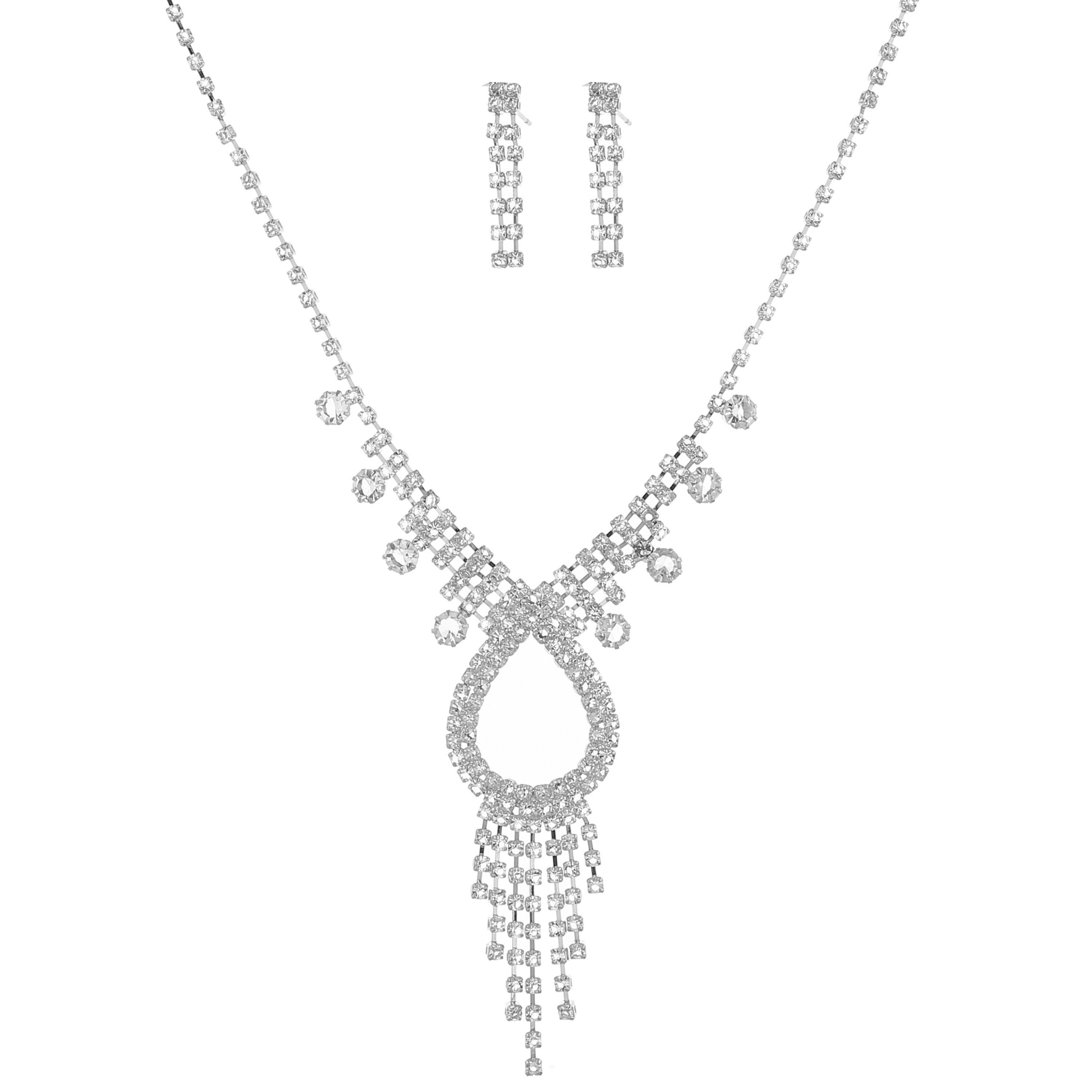 SM Jewelry Premium Hypoallergenic Necklace & Earring Set J003