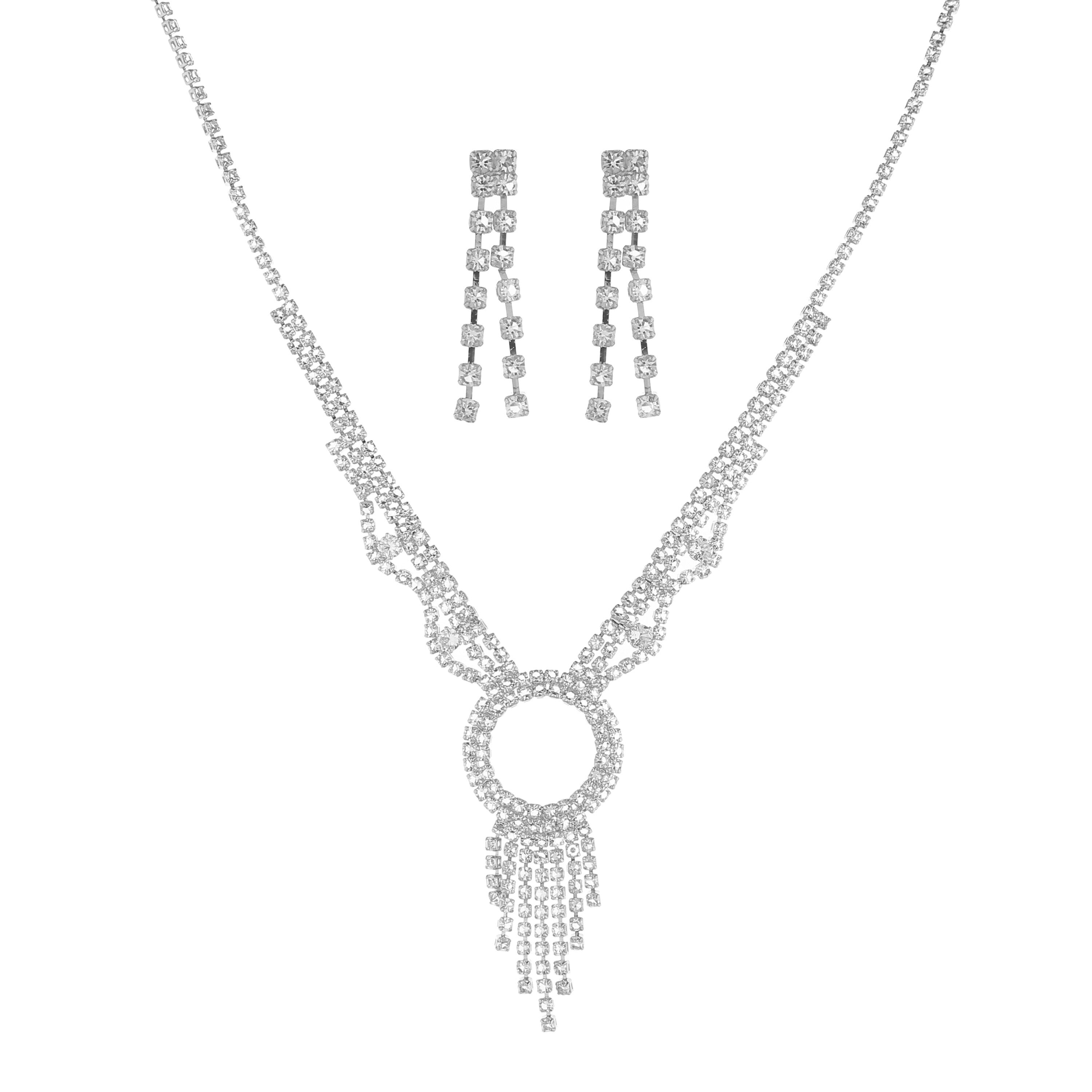SM Jewelry Premium Hypoallergenic Necklace & Earring Set J004