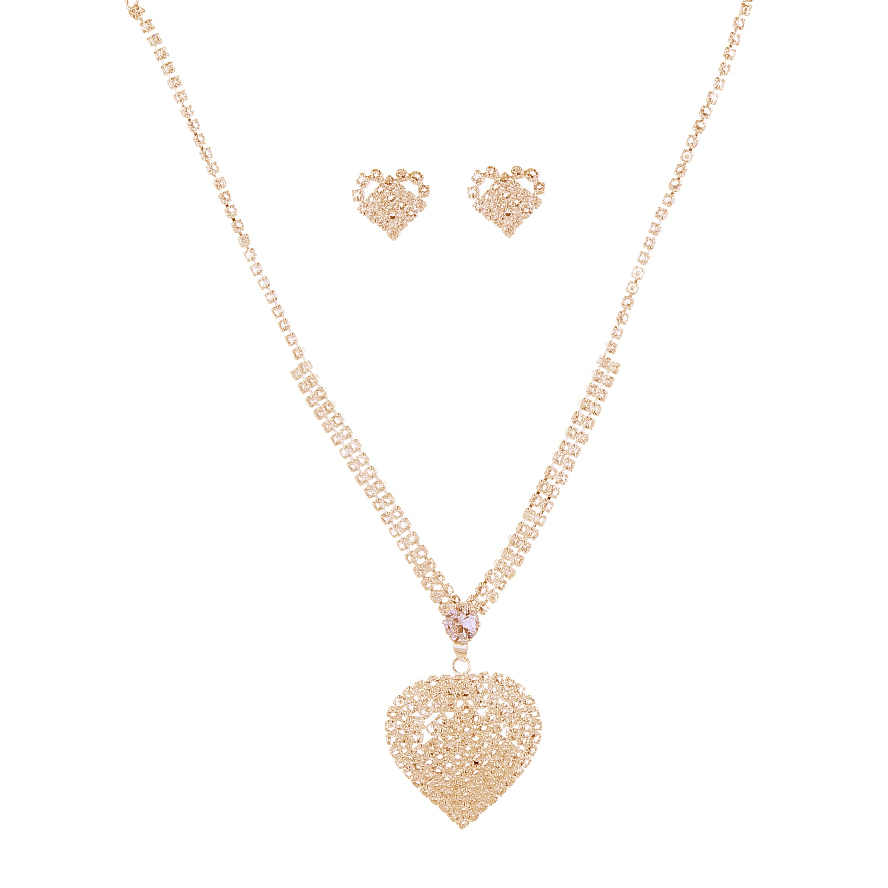 SM Jewelry Premium Hypoallergenic Necklace & Earring Set J005