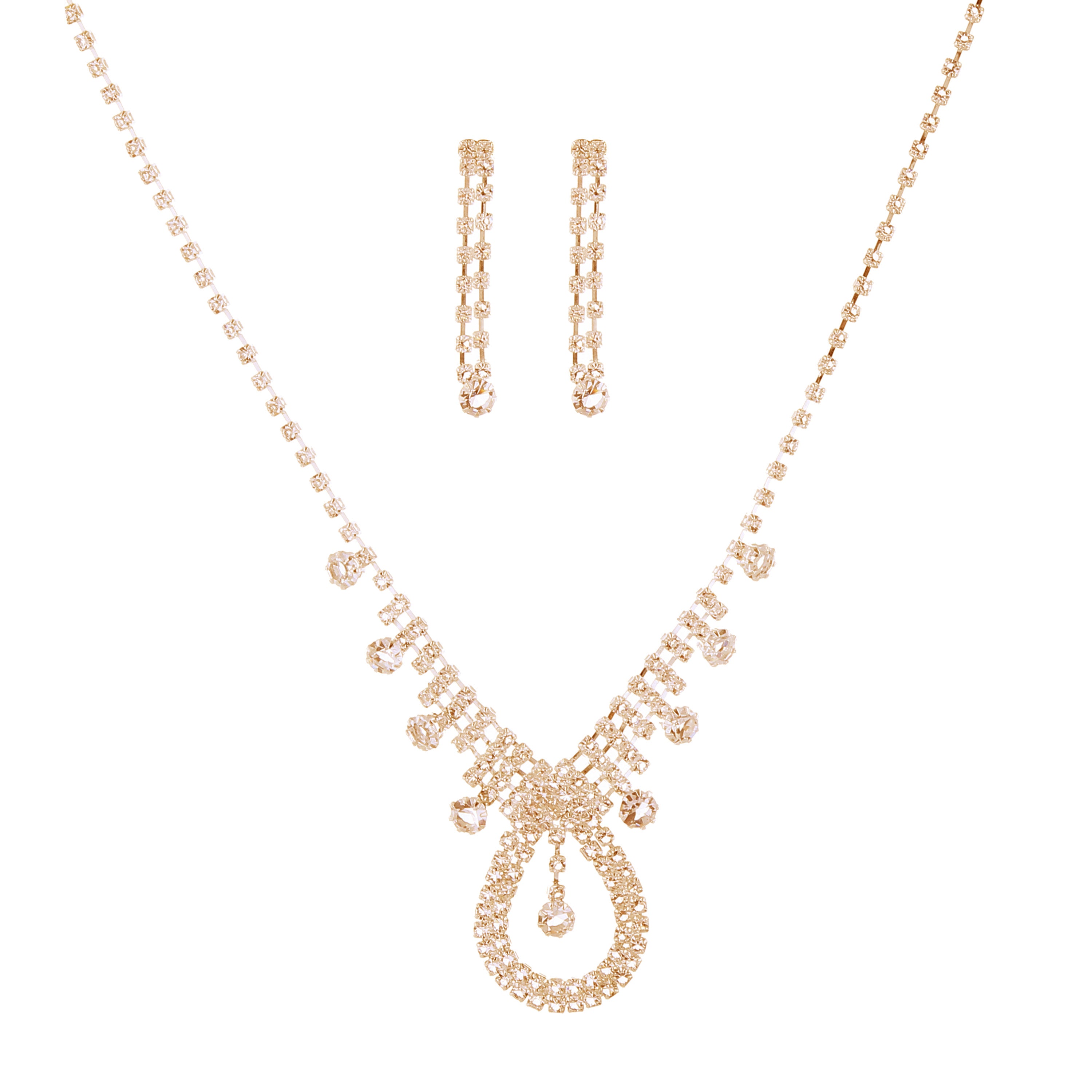 SM Jewelry Premium Hypoallergenic Necklace & Earring Set J006