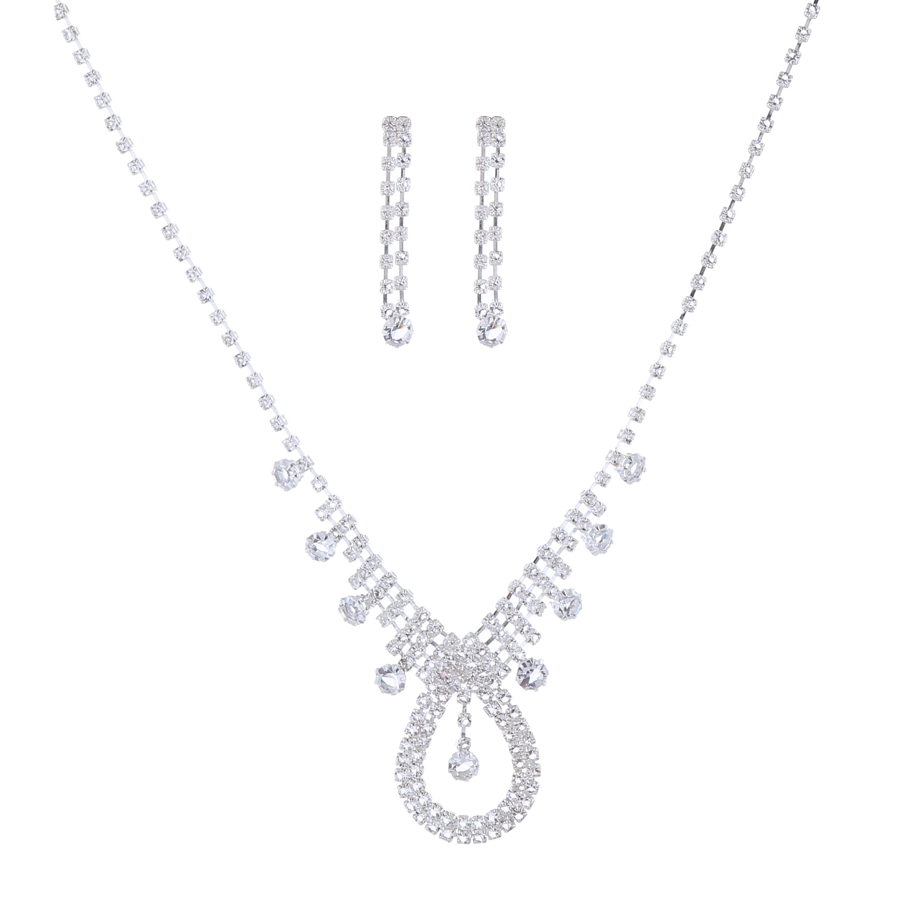SM Jewelry Premium Hypoallergenic Necklace & Earring Set J006