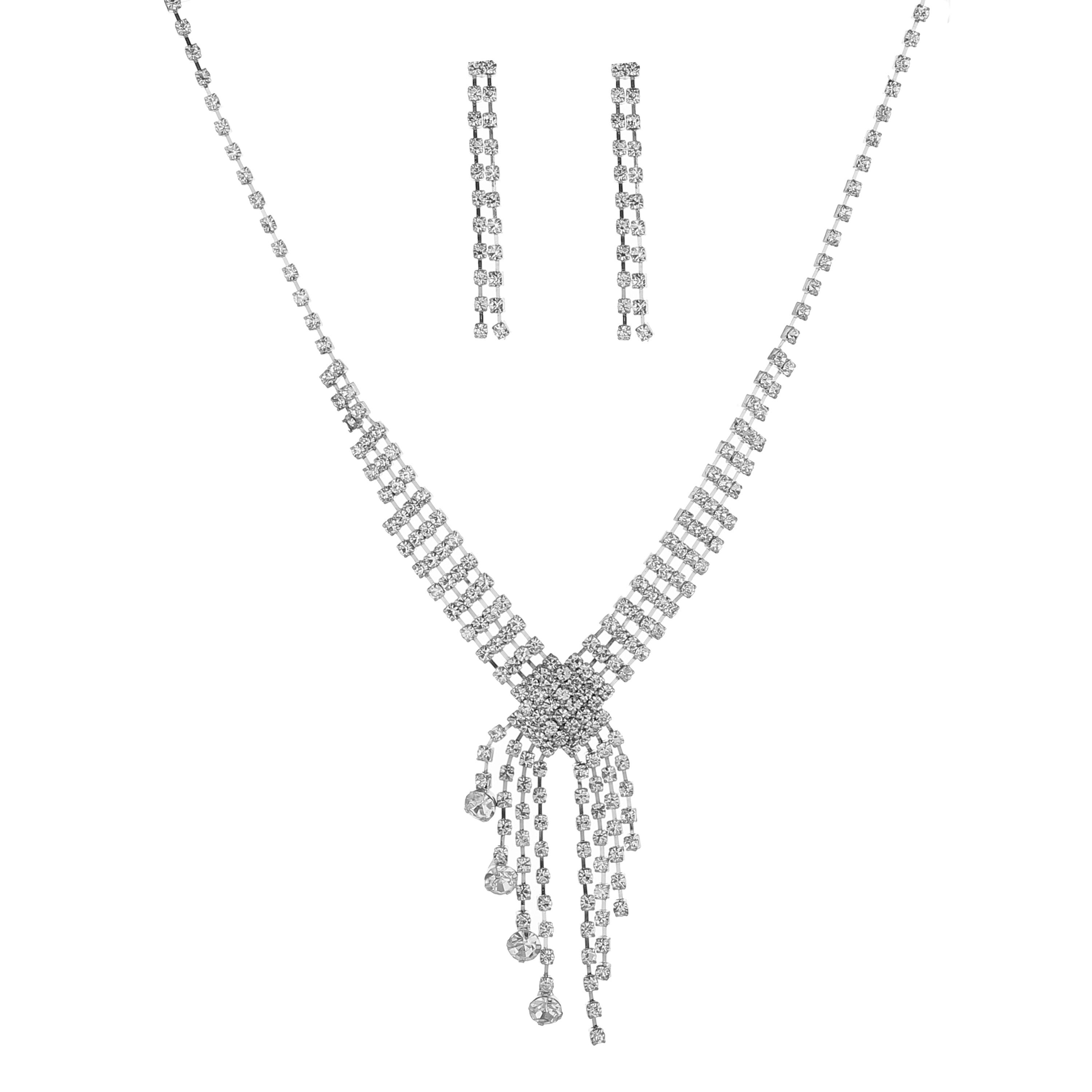 SM Jewelry Premium Hypoallergenic Necklace & Earring Set J007