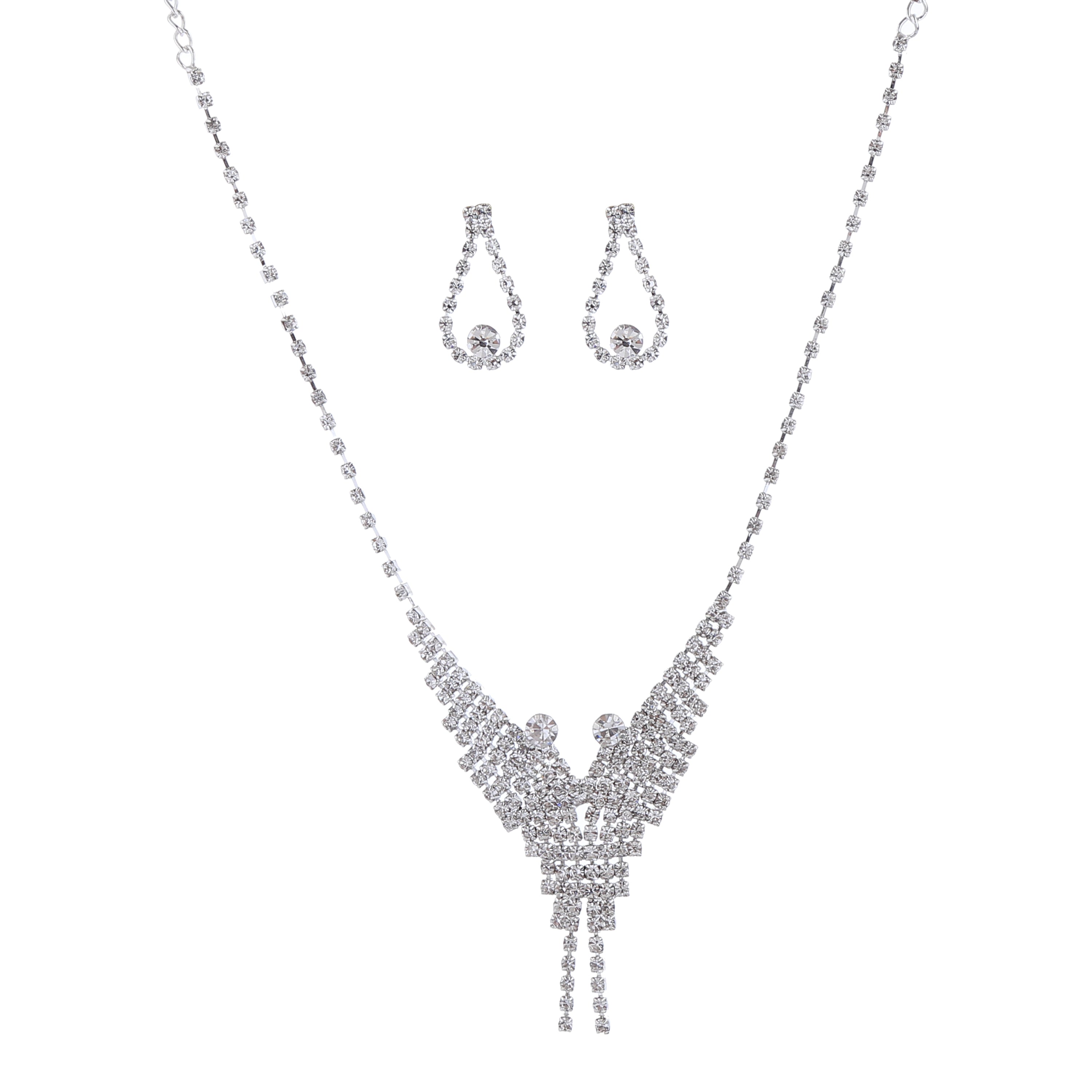 SM Jewelry Premium Hypoallergenic Necklace & Earring Set J008