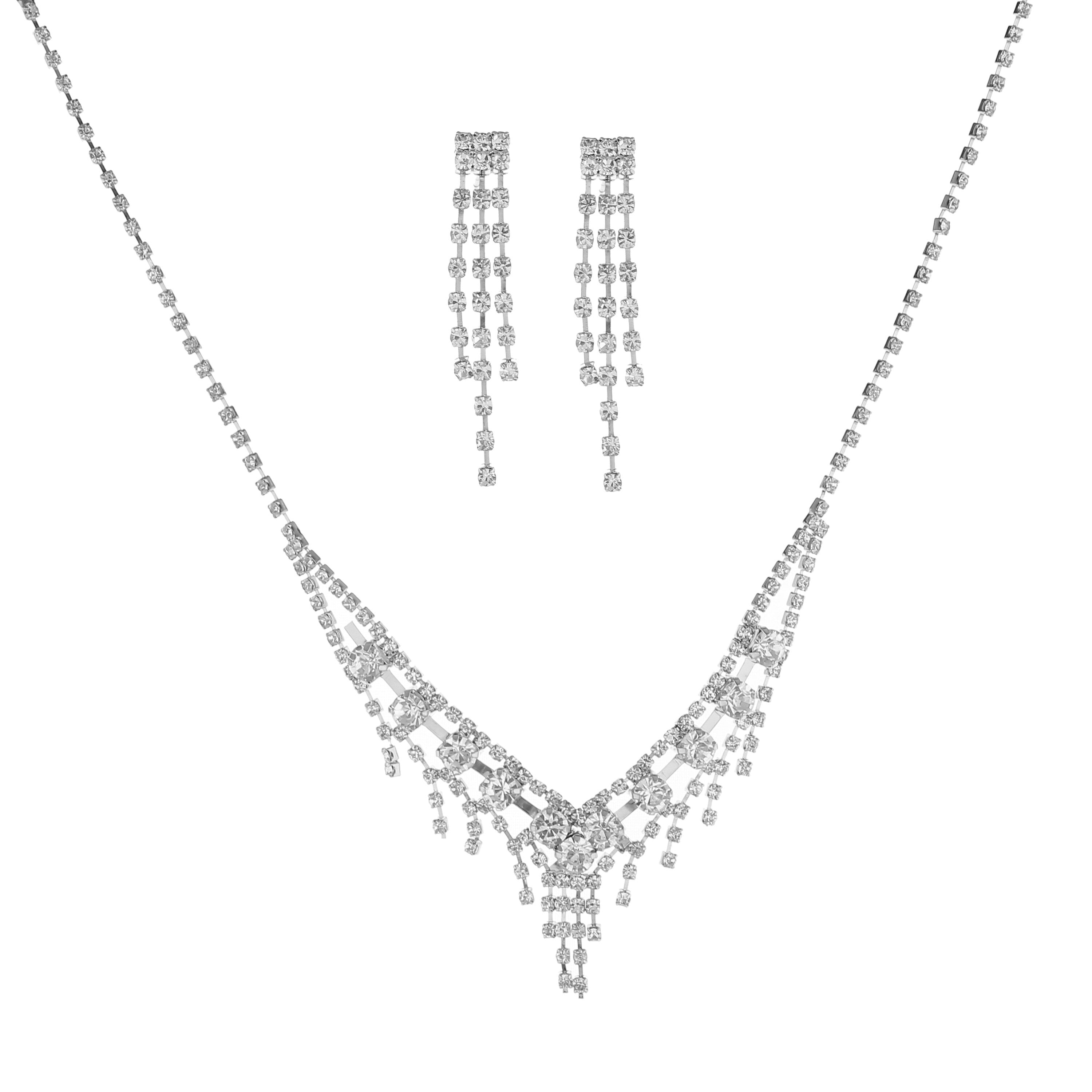 SM Jewelry Premium Hypoallergenic Necklace & Earring Set J009