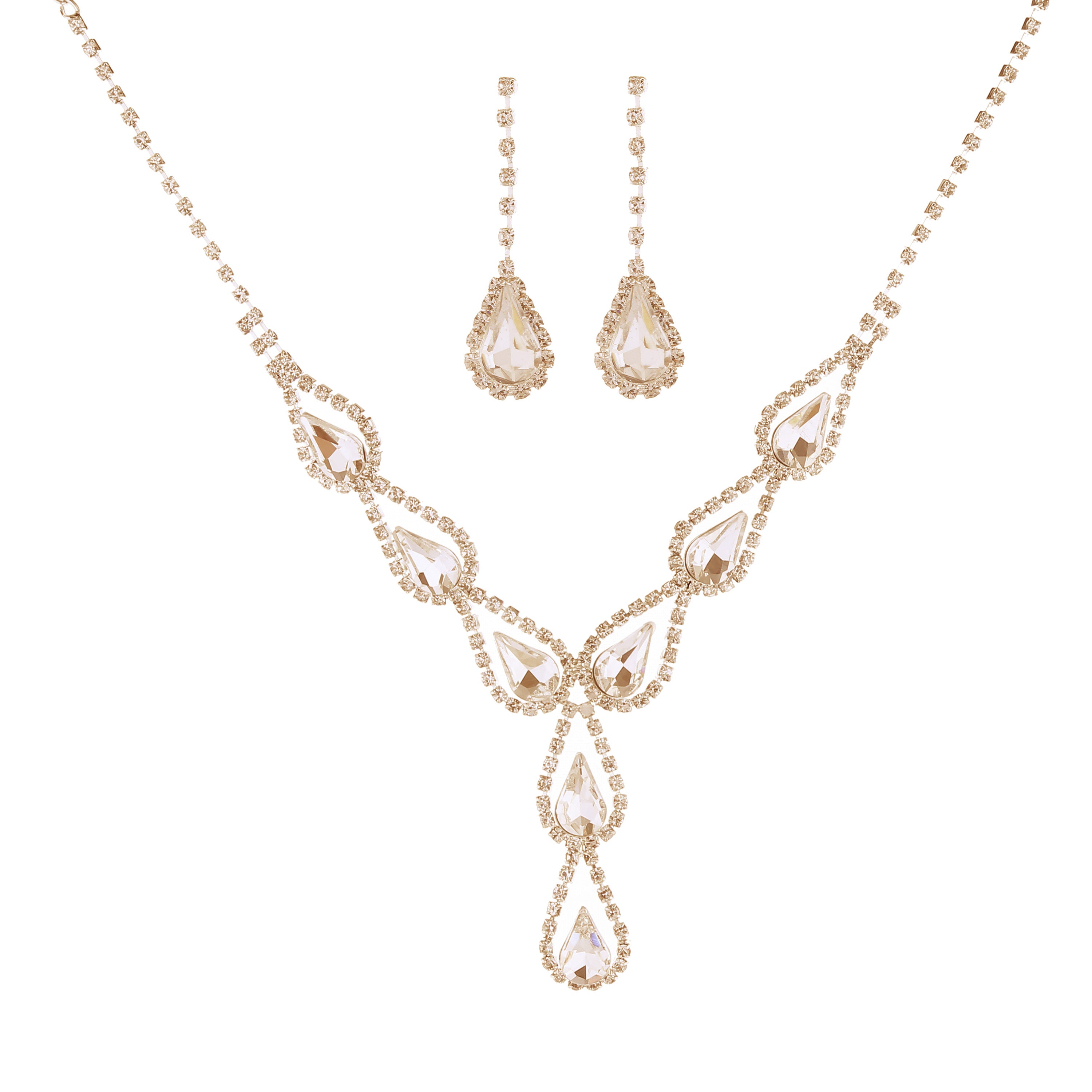 SM Jewelry Premium Hypoallergenic Necklace & Earring Set J010