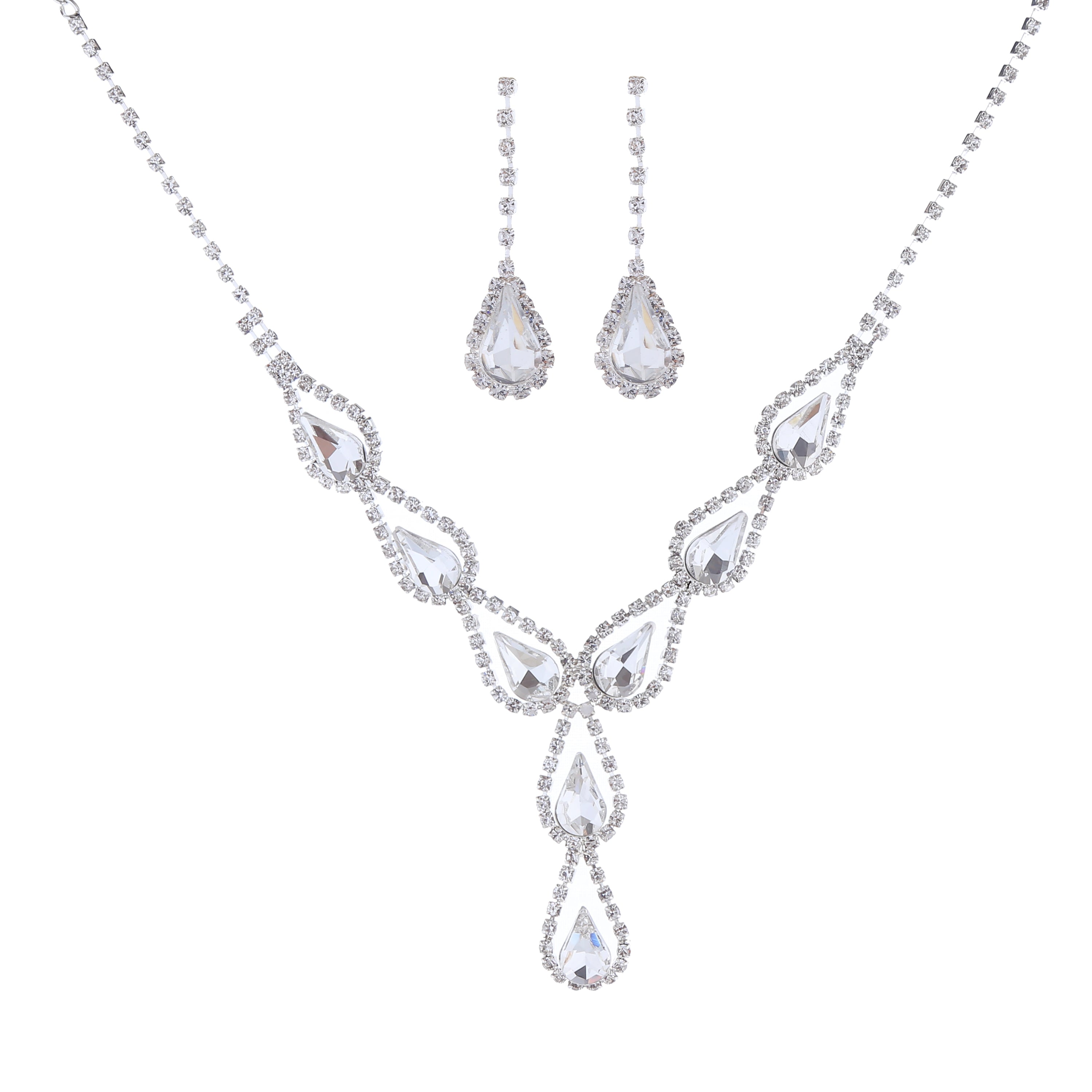 SM Jewelry Premium Hypoallergenic Necklace & Earring Set J010