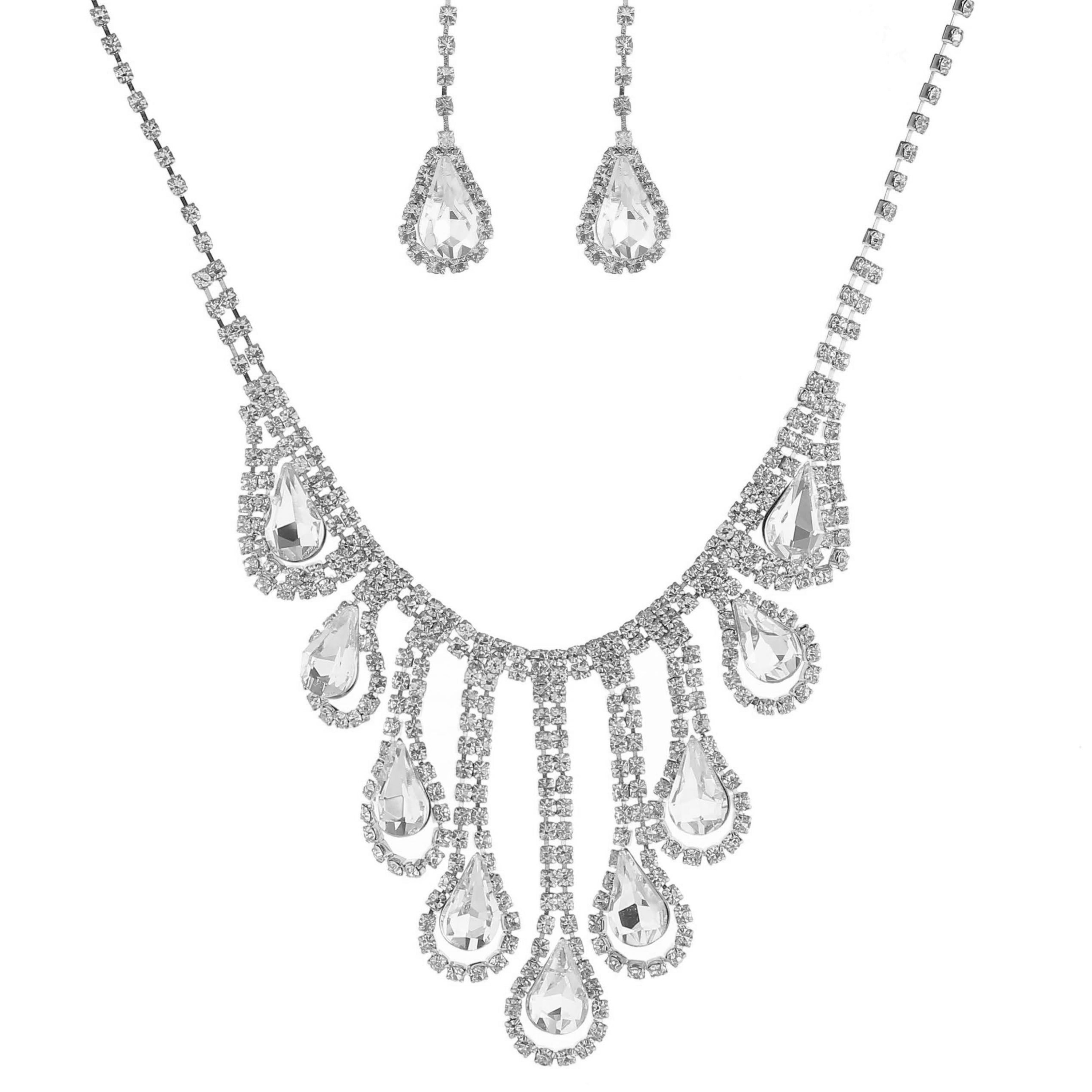 SM Jewelry Premium Hypoallergenic Necklace & Earring Set J012