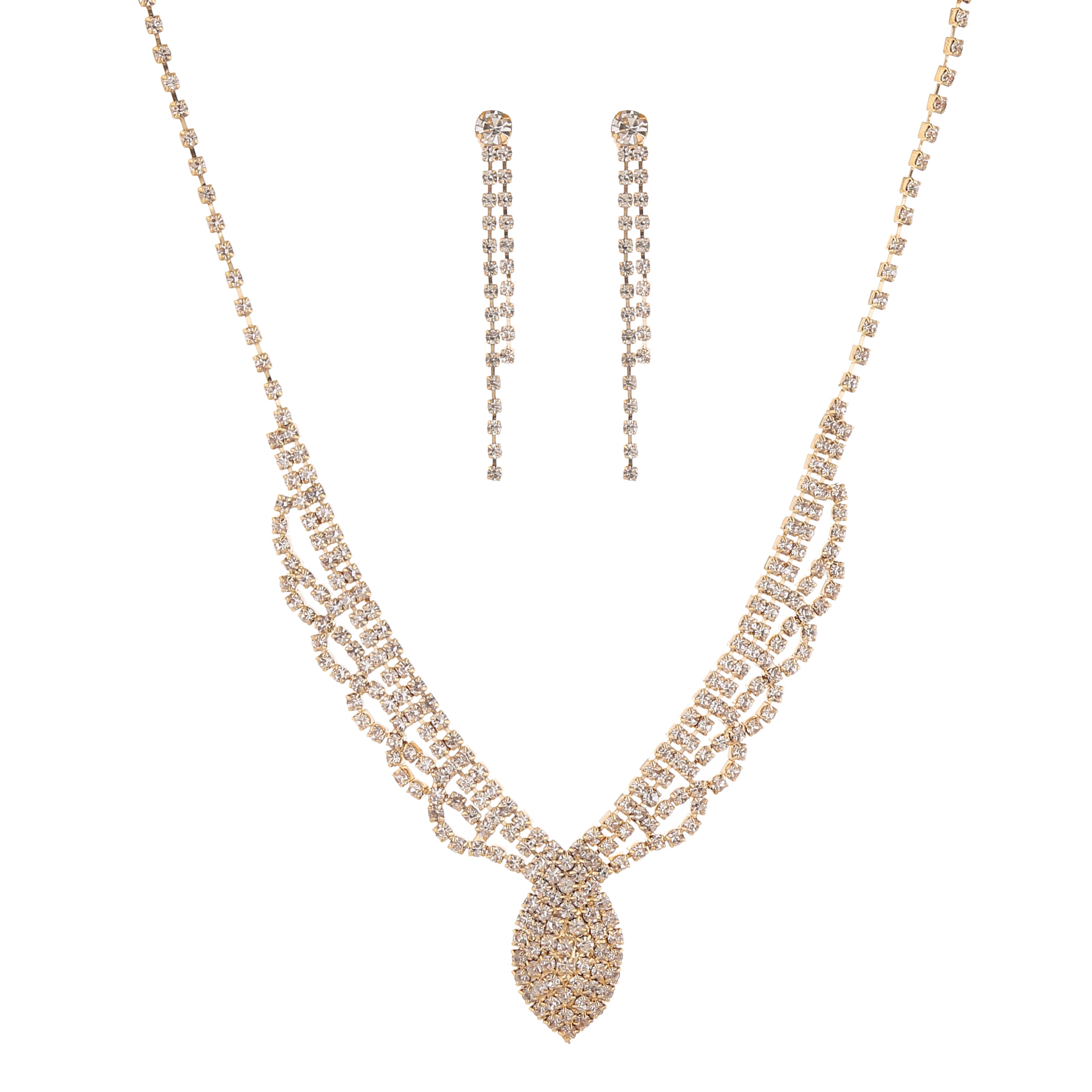 SM Jewelry Premium Hypoallergenic Necklace & Earring Set J014