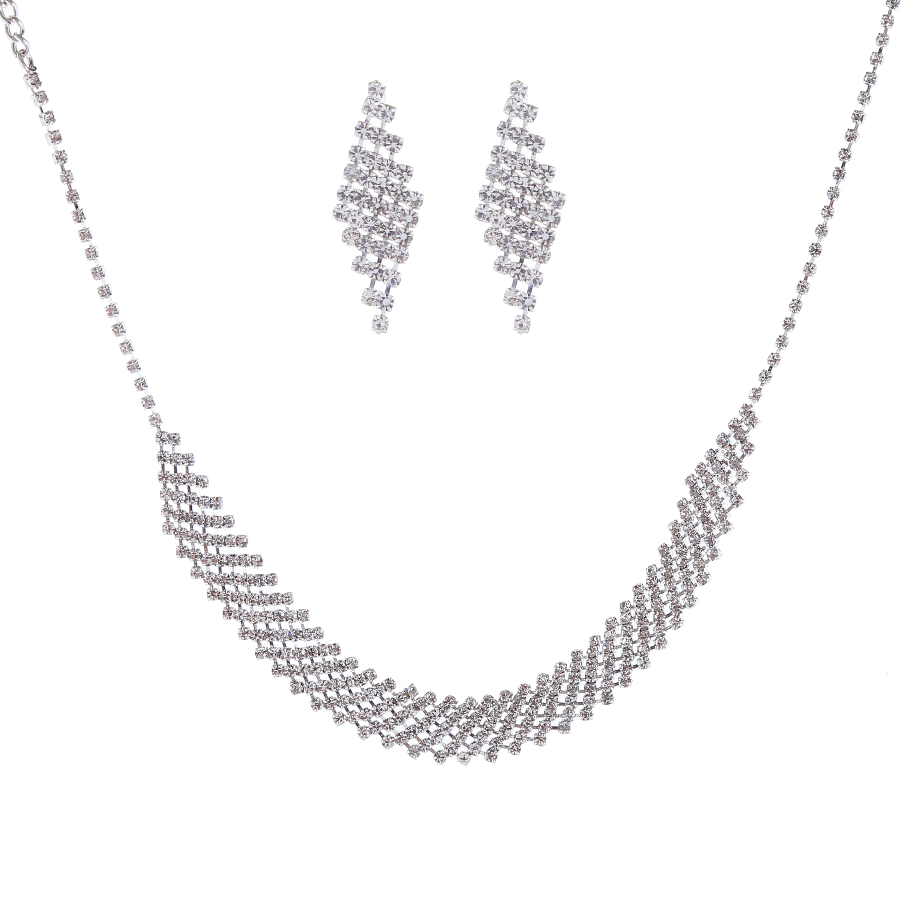 SM Jewelry Premium Hypoallergenic Necklace & Earring Set J015