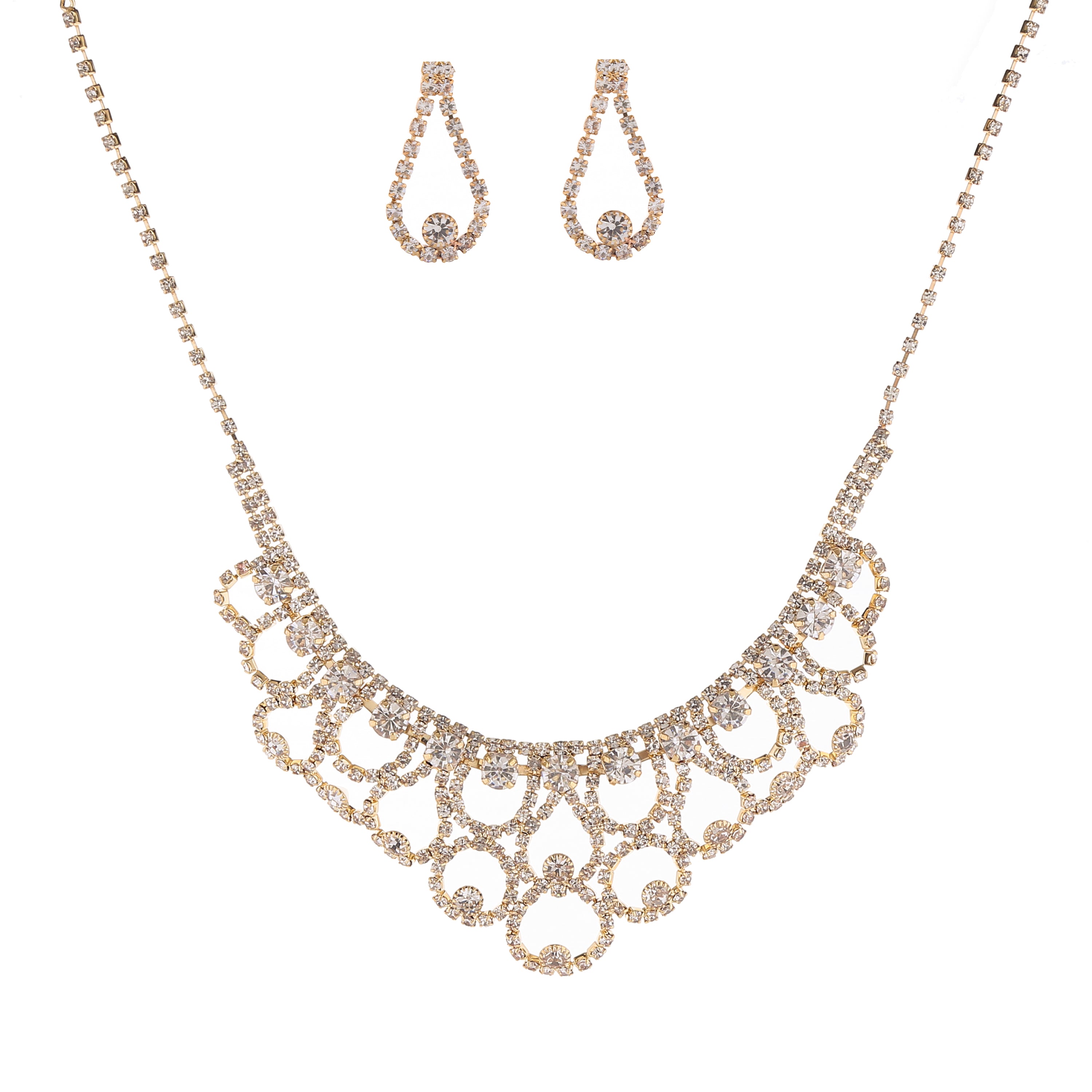 SM Jewelry Premium Hypoallergenic Necklace & Earring Set J017