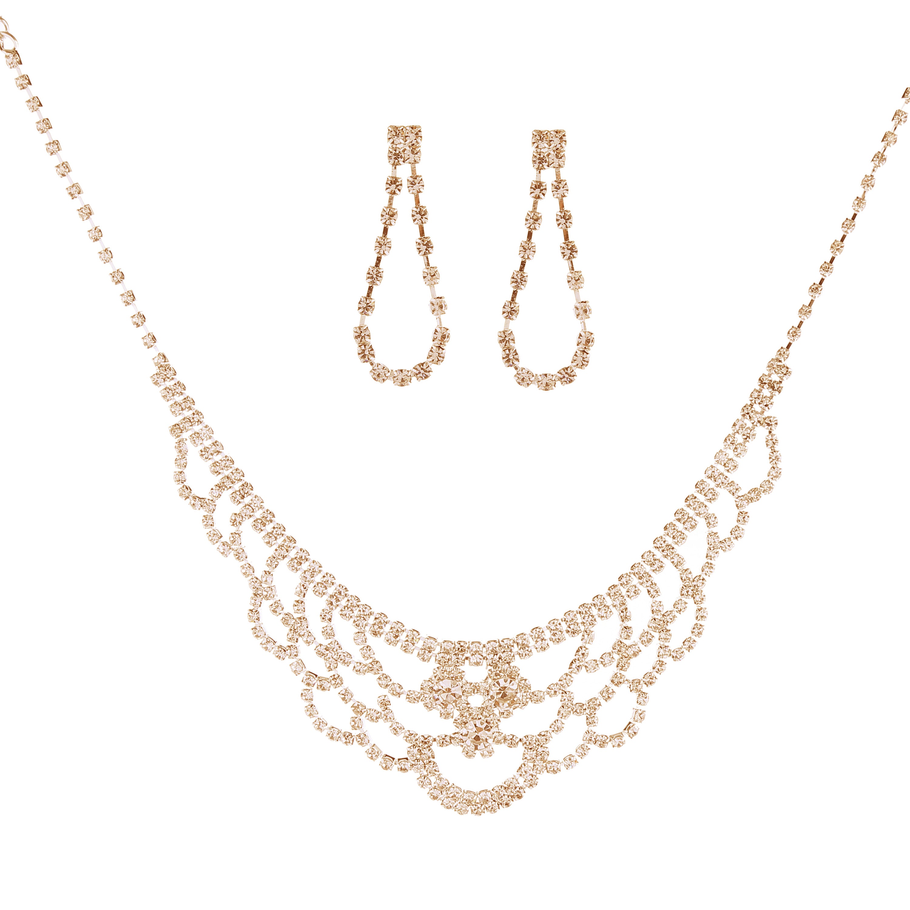 SM Jewelry Premium Hypoallergenic Necklace & Earring Set J022