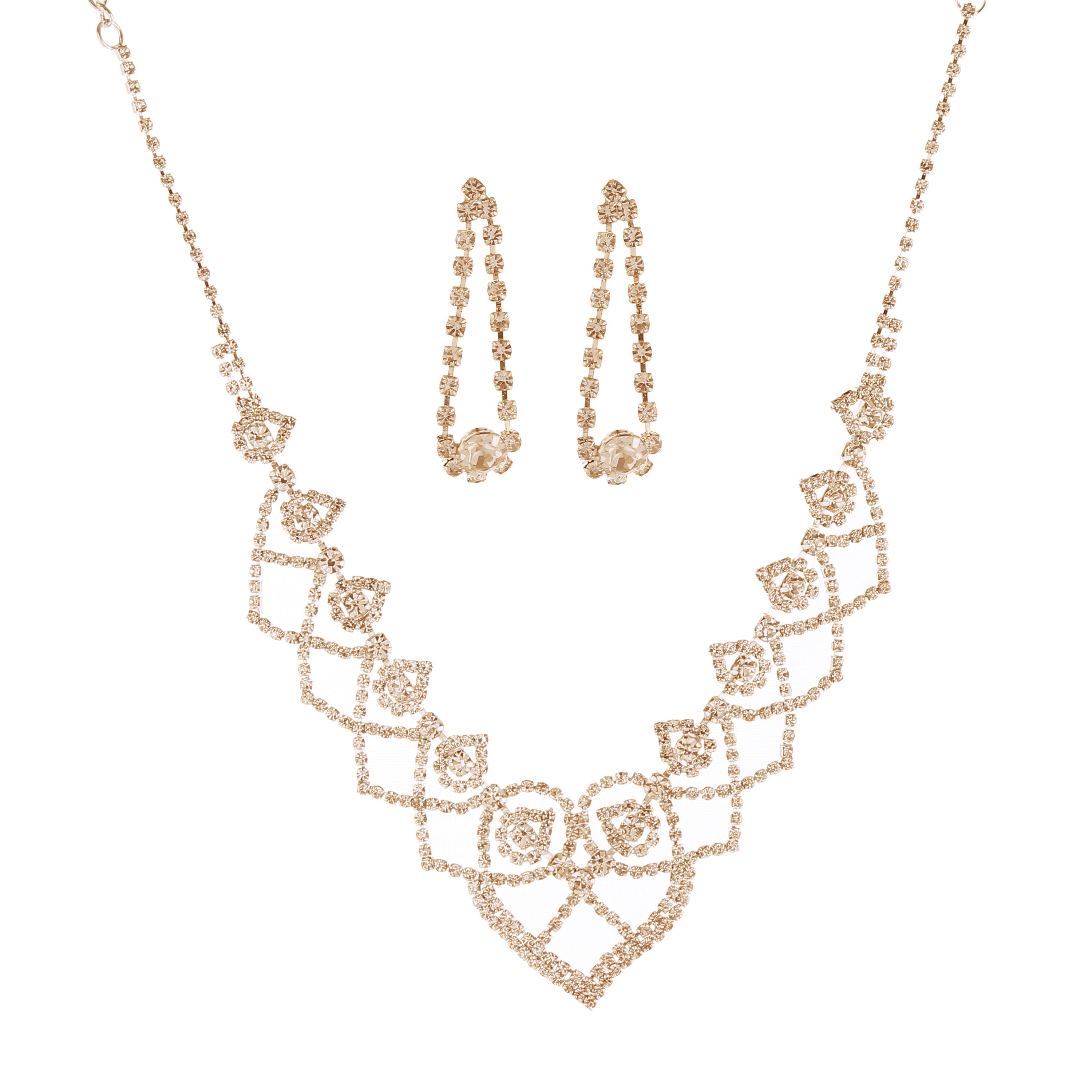 SM Jewelry Premium Hypoallergenic Necklace & Earring Set J023