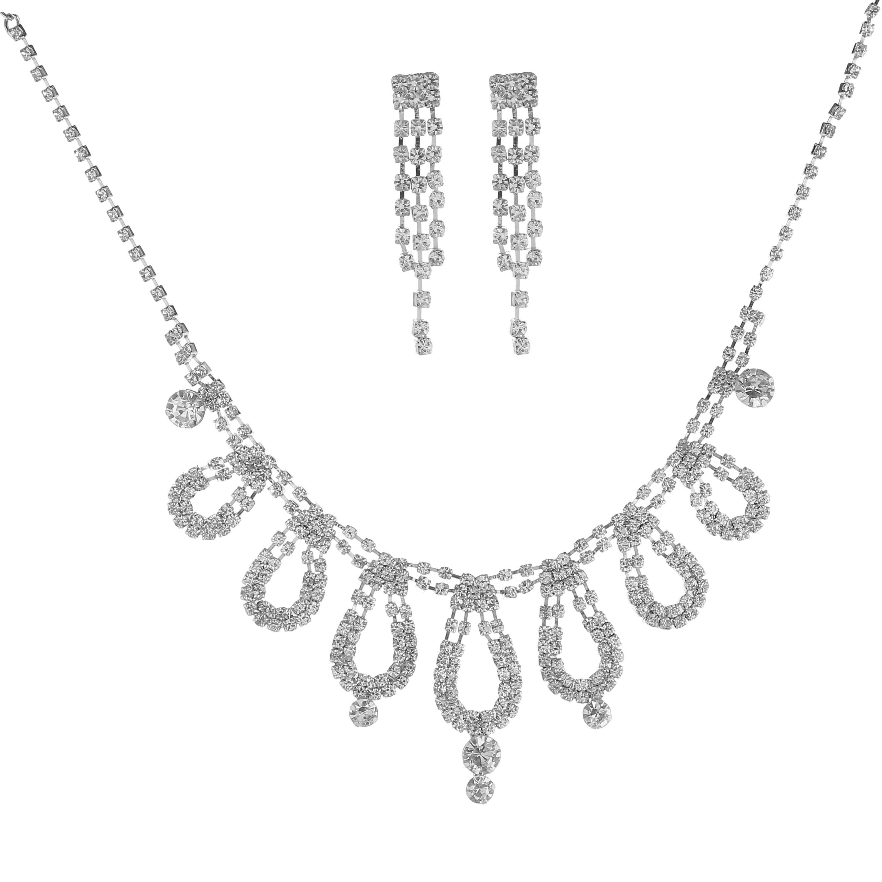 SM Jewelry Premium Hypoallergenic Necklace & Earring Set J027