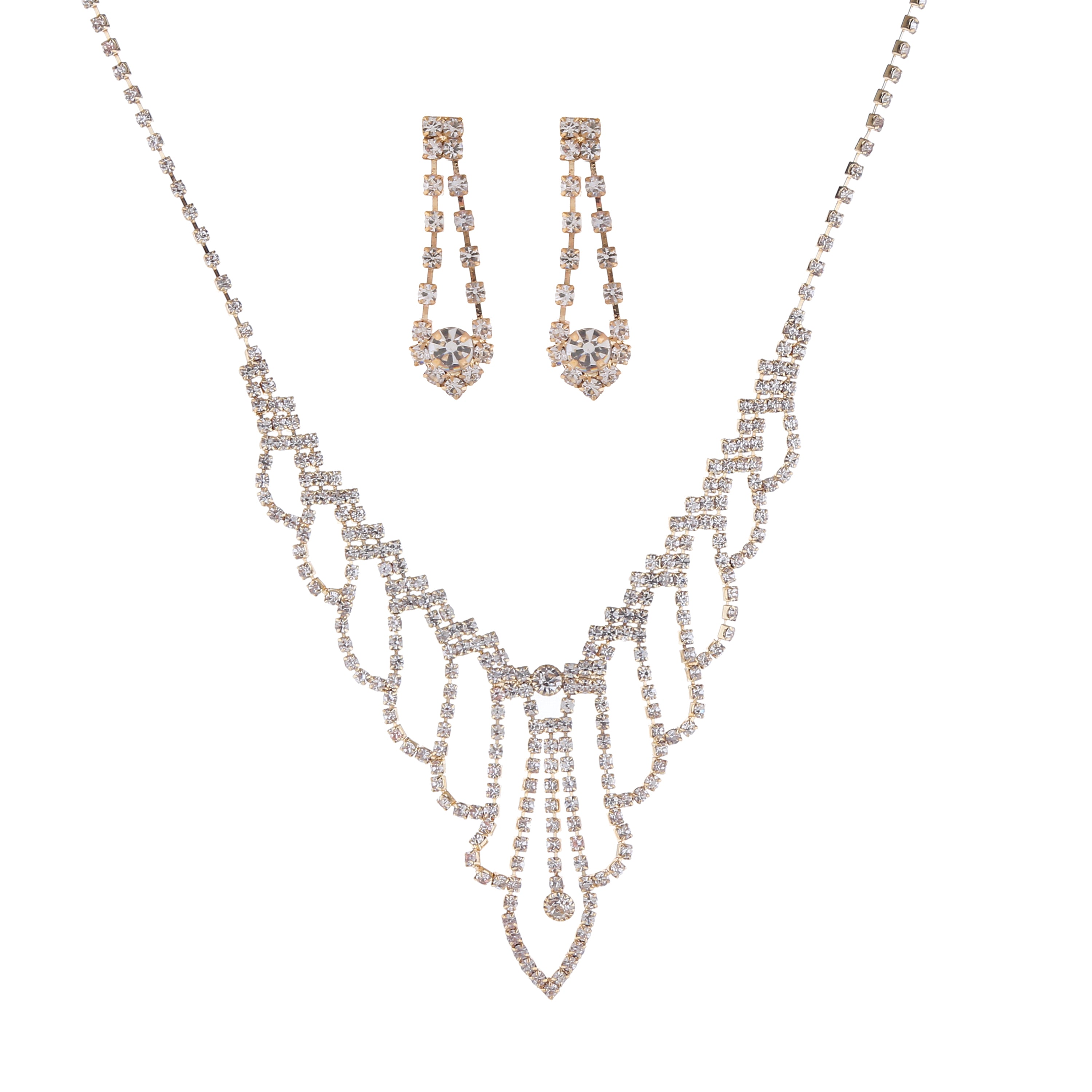 SM Jewelry Premium Hypoallergenic Necklace & Earring Set J028
