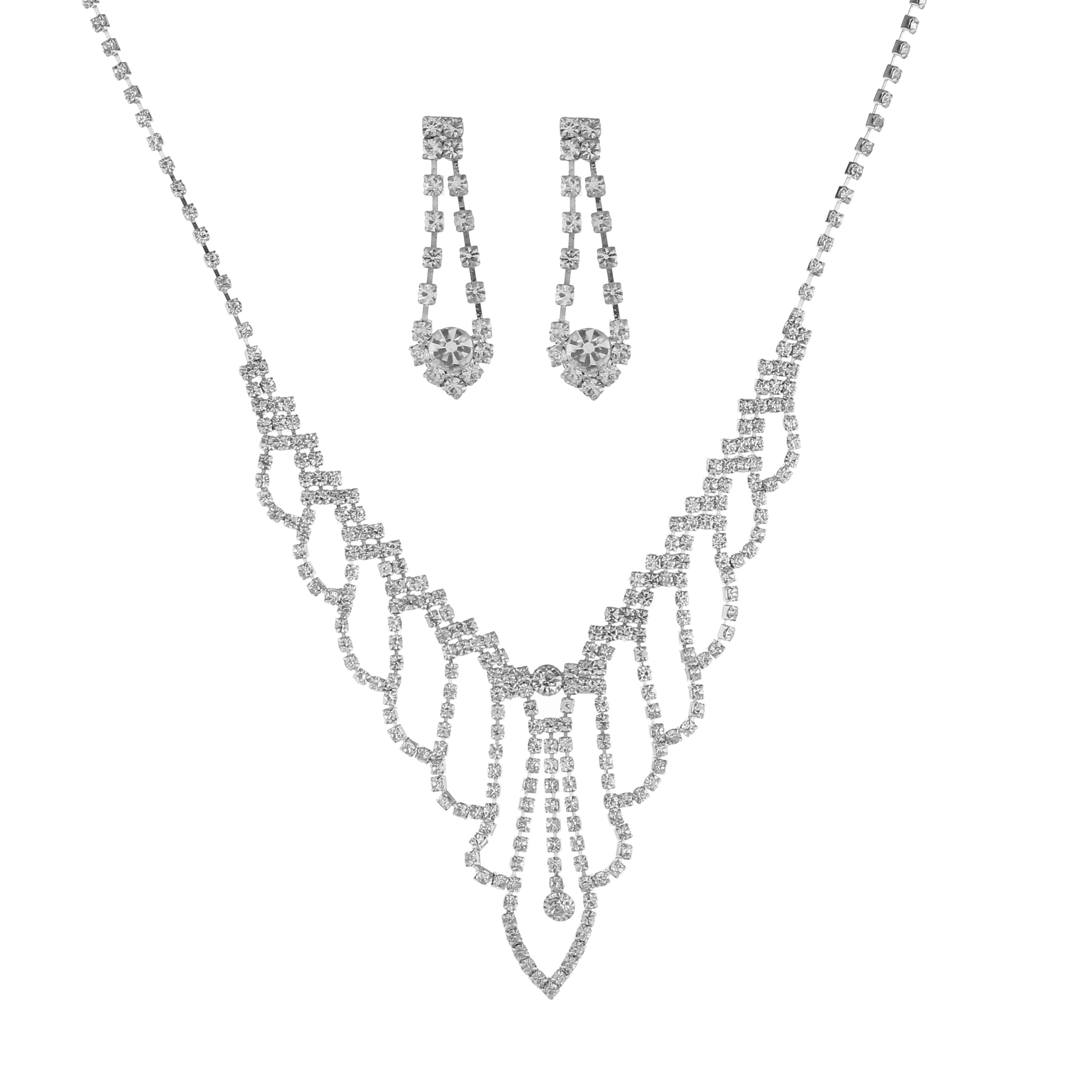 SM Jewelry Premium Hypoallergenic Necklace & Earring Set J028