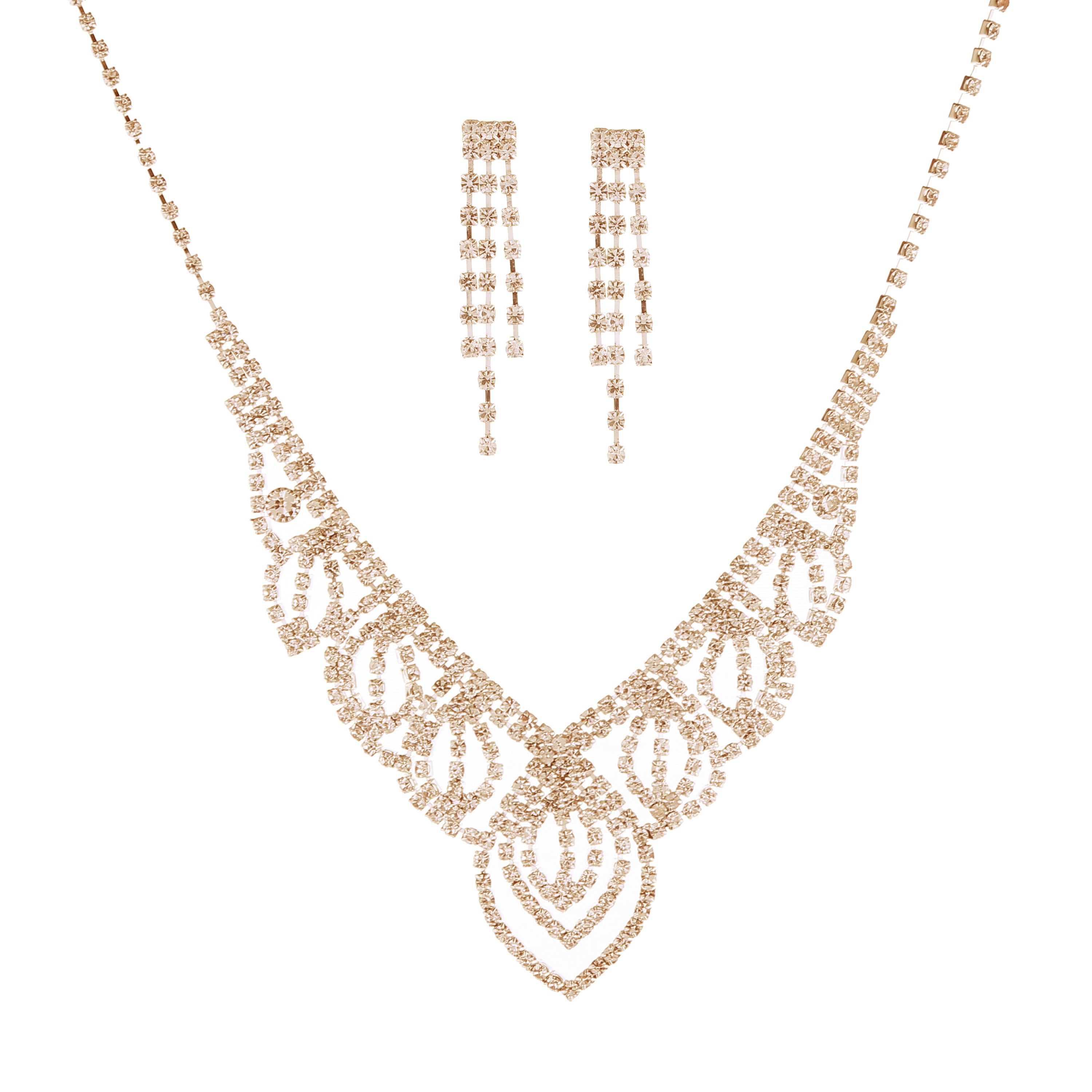 SM Jewelry Premium Hypoallergenic Necklace & Earring Set J029