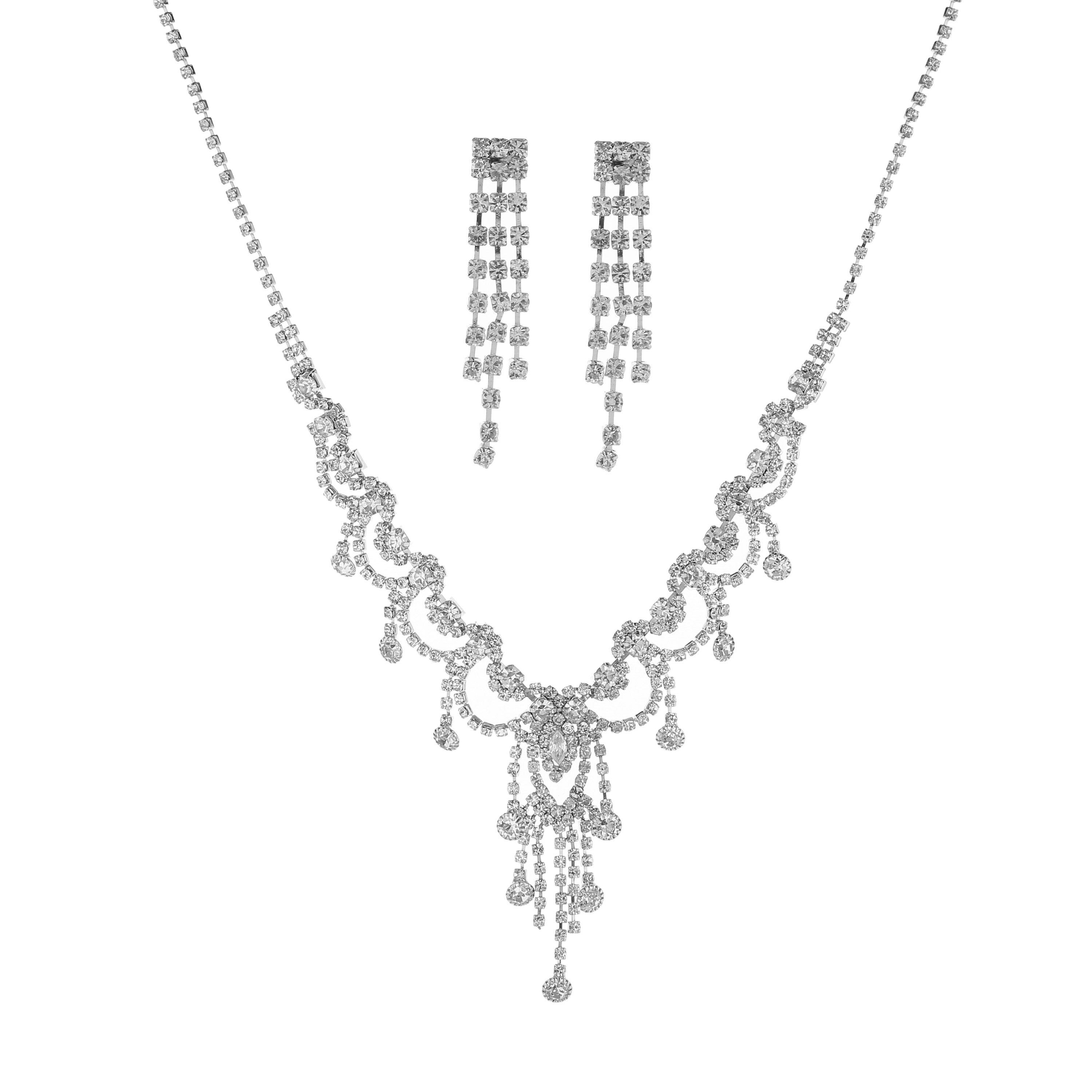 SM Jewelry Premium Hypoallergenic Necklace & Earring Set J032