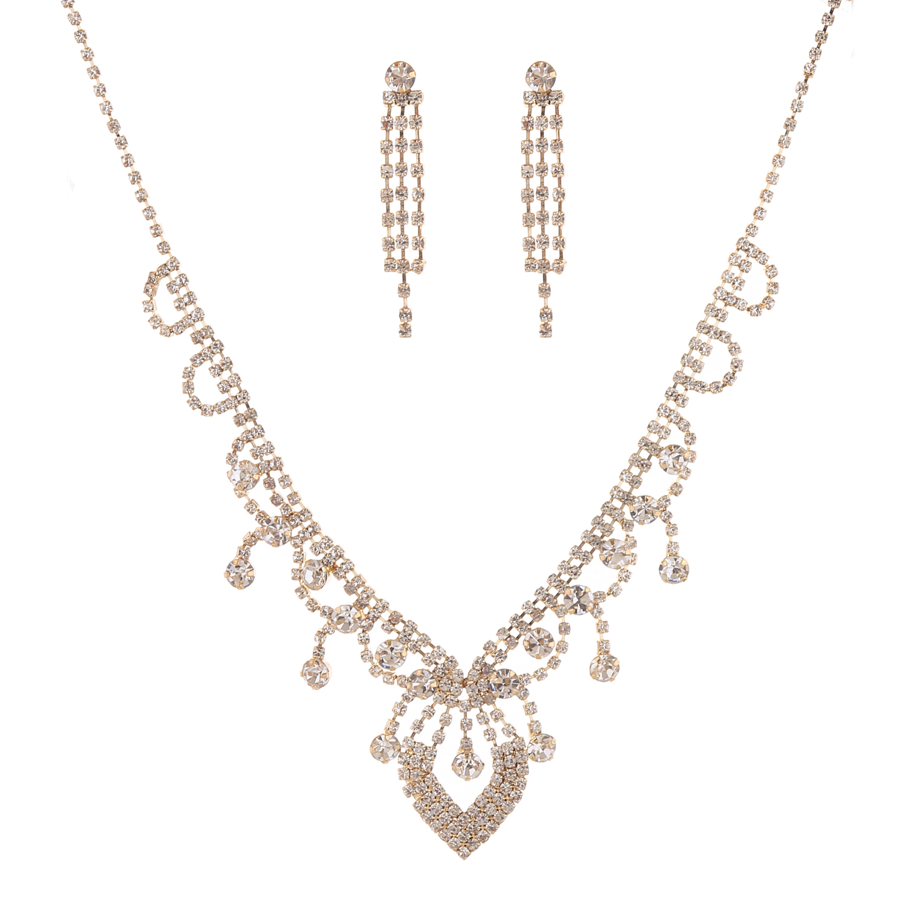 SM Jewelry Premium Hypoallergenic Necklace & Earring Set J033