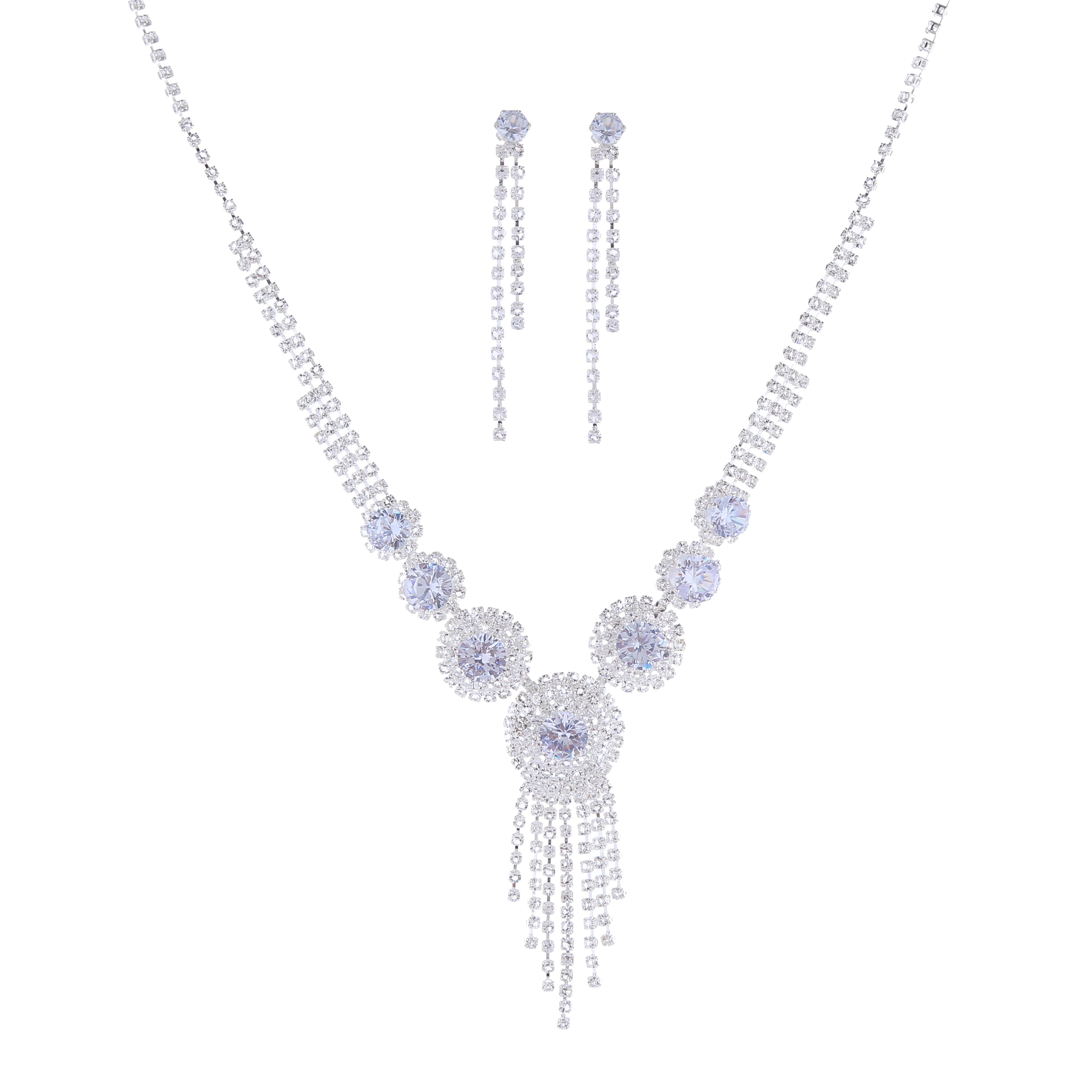 SM Jewelry Premium Hypoallergenic Necklace & Earring Set J036