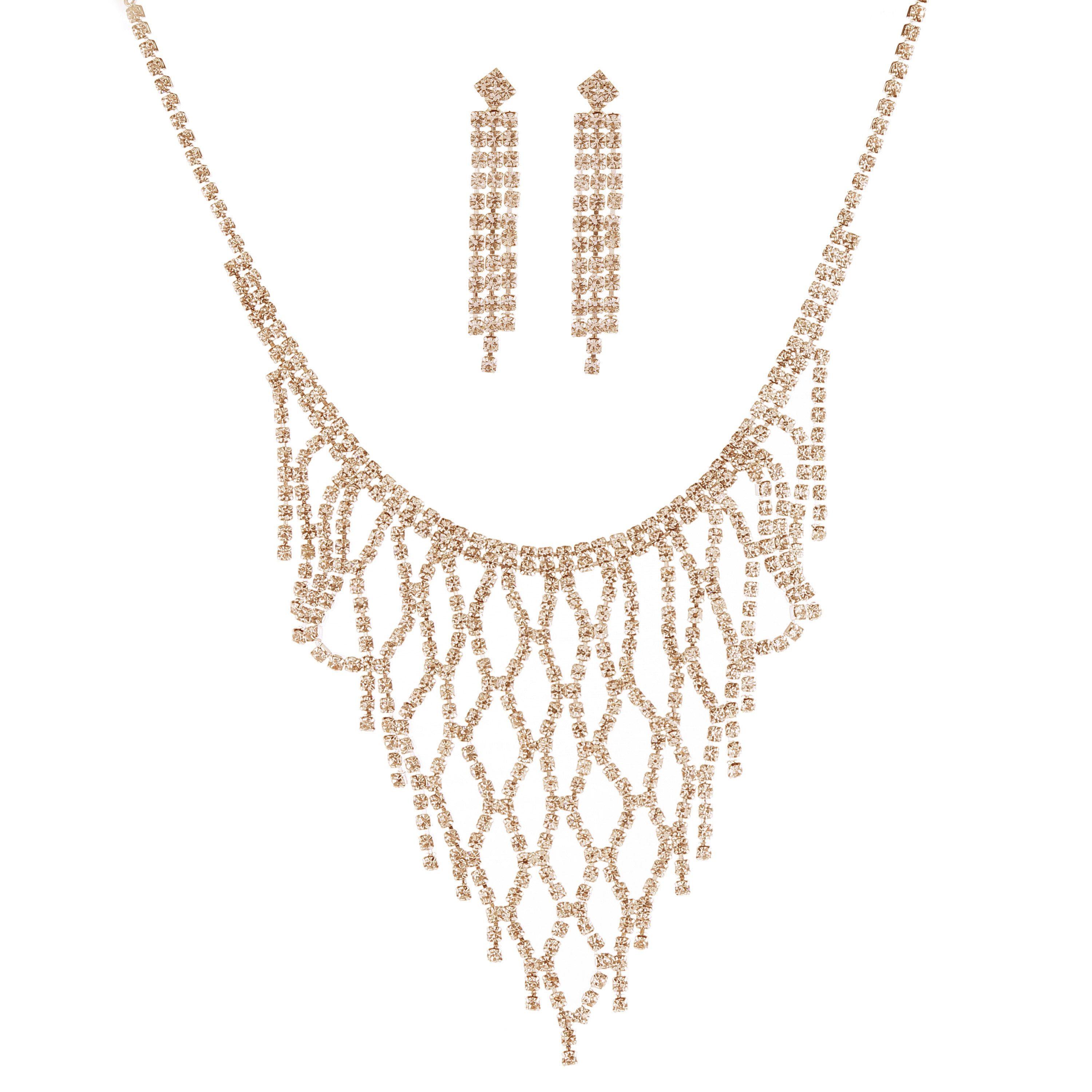 SM Jewelry Premium Hypoallergenic Necklace & Earring Set J037