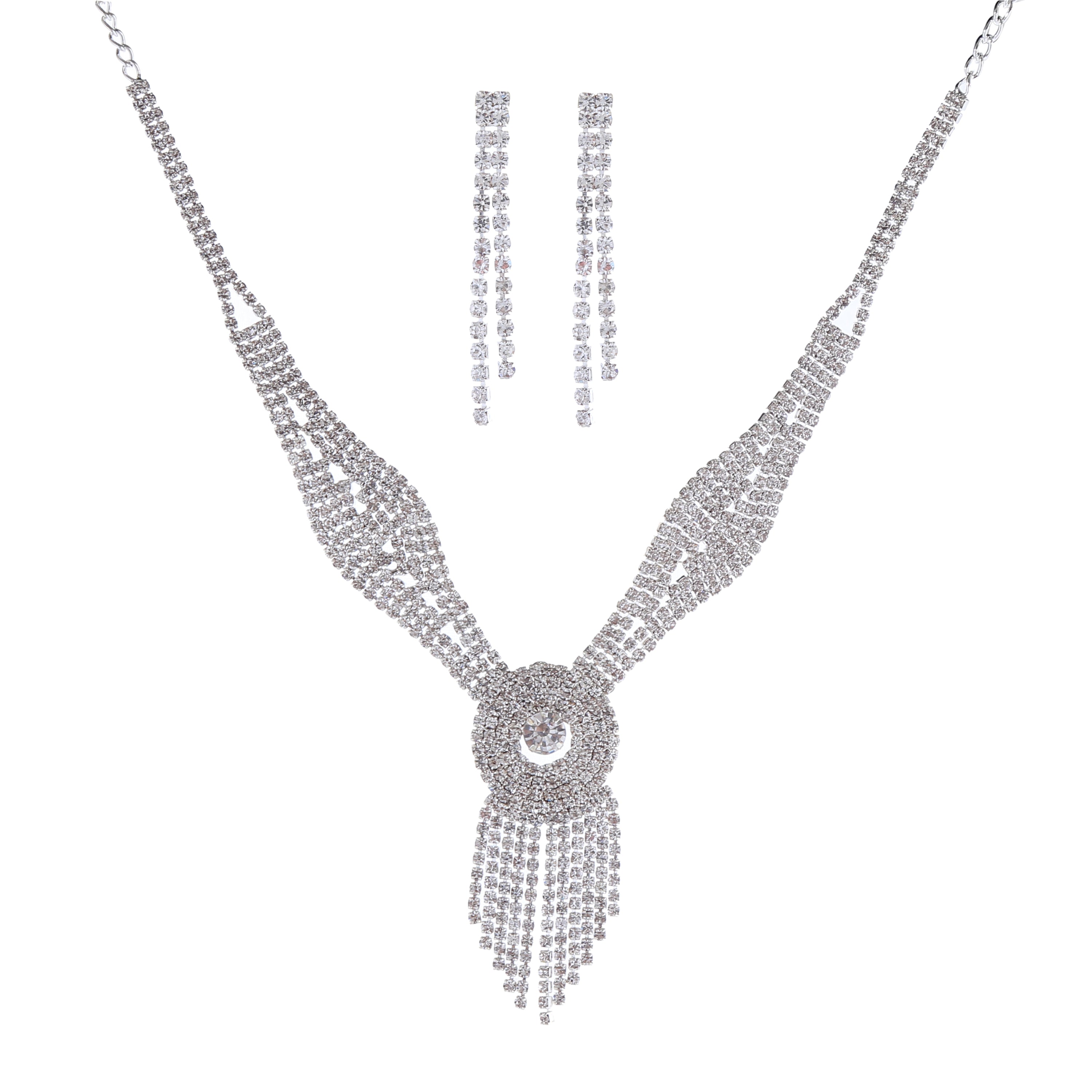 SM Jewelry Premium Hypoallergenic Necklace & Earring Set J038